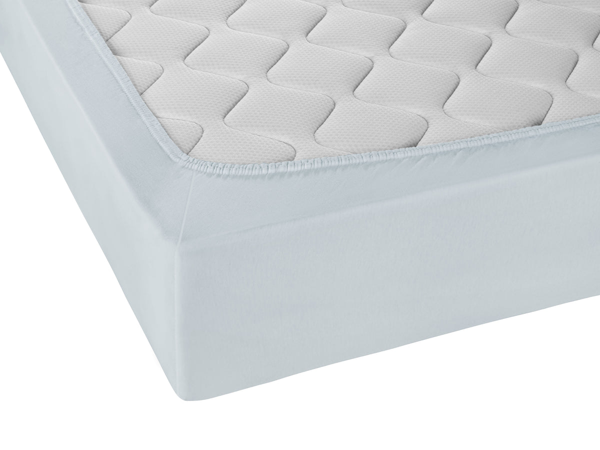 biberna Jersey-Elastic Spannbetttuch – Detailaufnahme