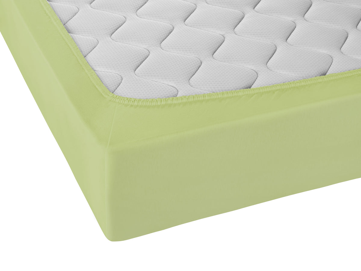 biberna Jersey-Elastic Spannbetttuch – Detailaufnahme