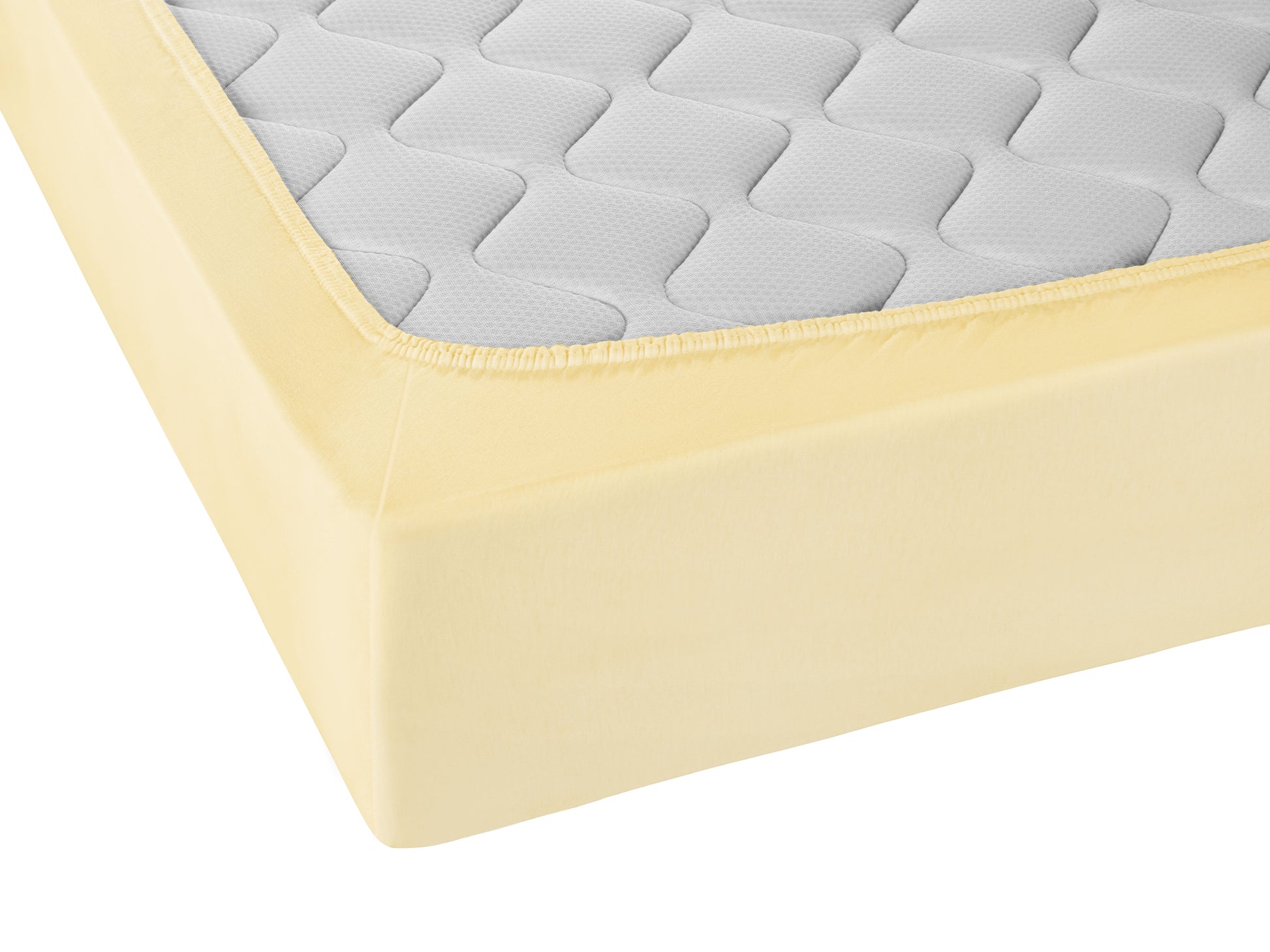 biberna Jersey-Elastic Spannbetttuch – Detailaufnahme