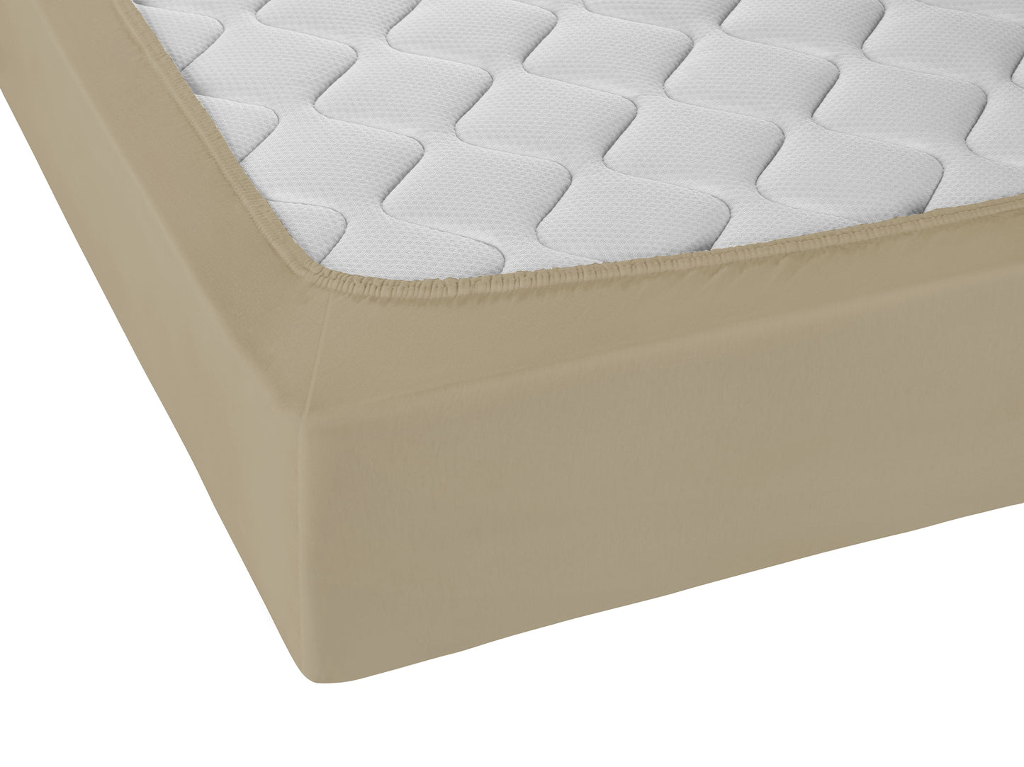 biberna Jersey-Elastic Spannbetttuch – Detailaufnahme