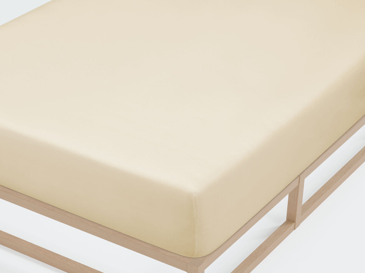 biberna Jersey-Elastic Spannbetttuch – Detailaufnahme