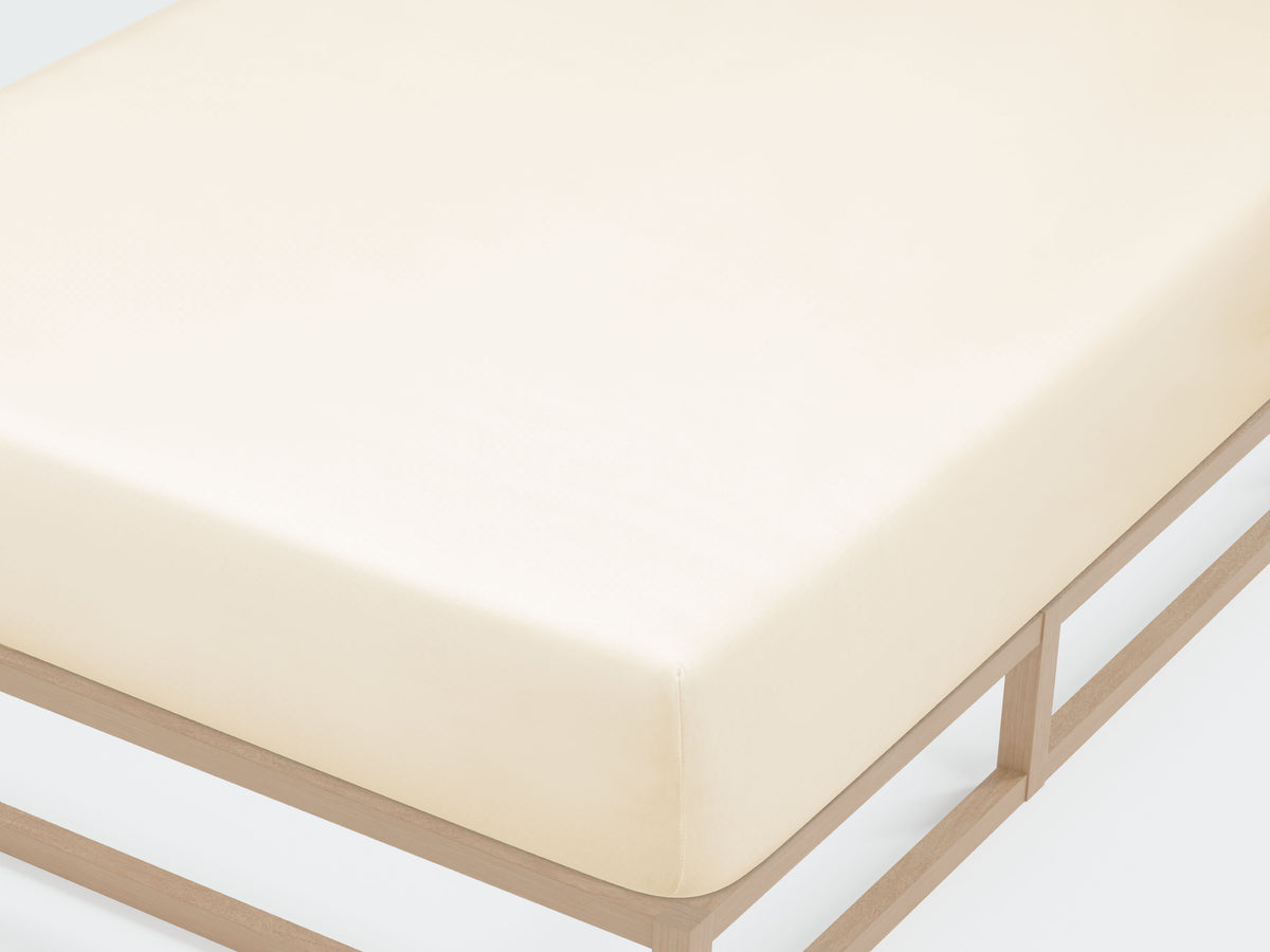 biberna Jersey-Elastic Spannbetttuch – Detailaufnahme