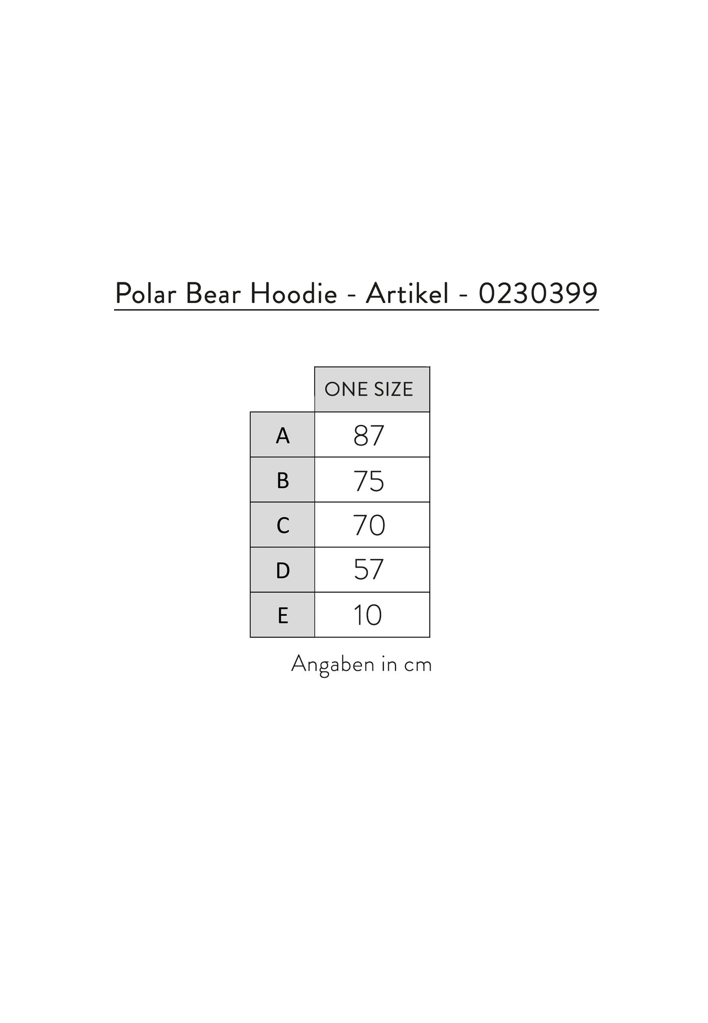 Castell Polar Bear Hoodie