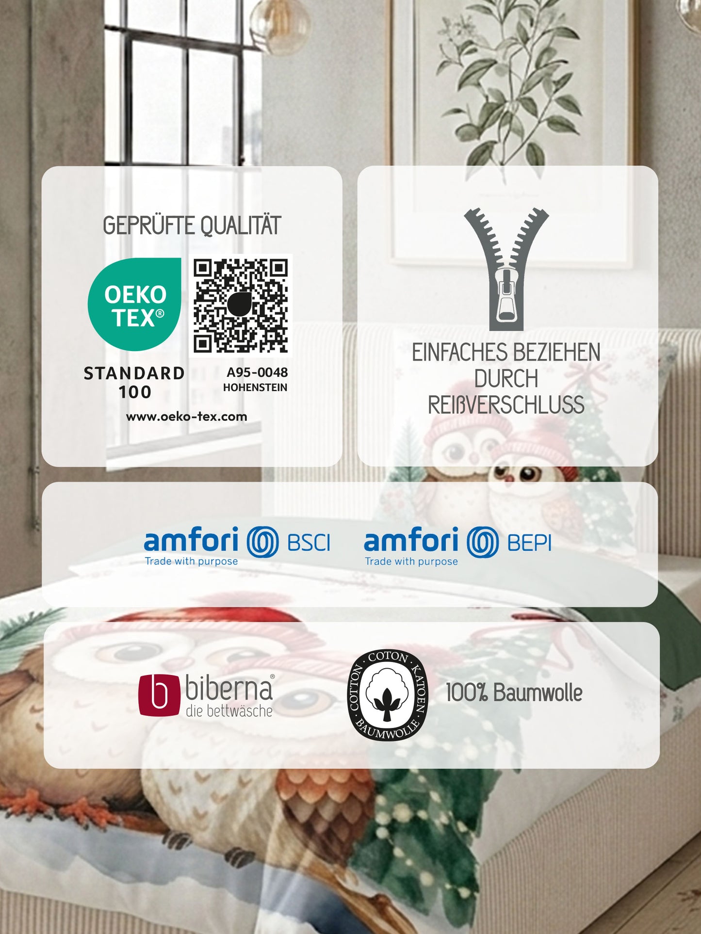 biberna Feinbiber Bettwäsche Tanne – Produktdetail