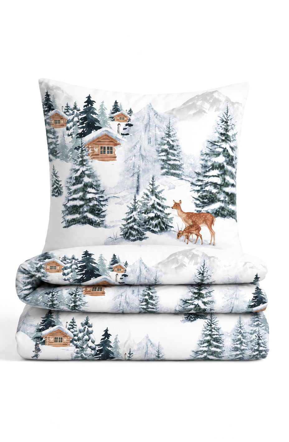 Castell Polycotton Biber Taubenblau – Polycotton-Biber
