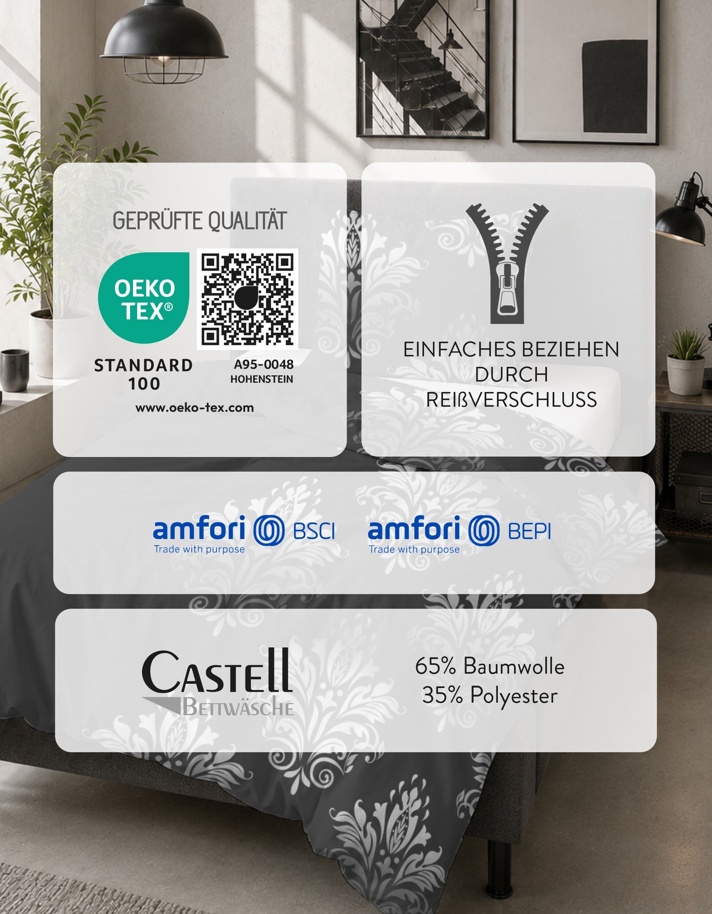 Castell Polycotton Biber Titanium – Produktdetail