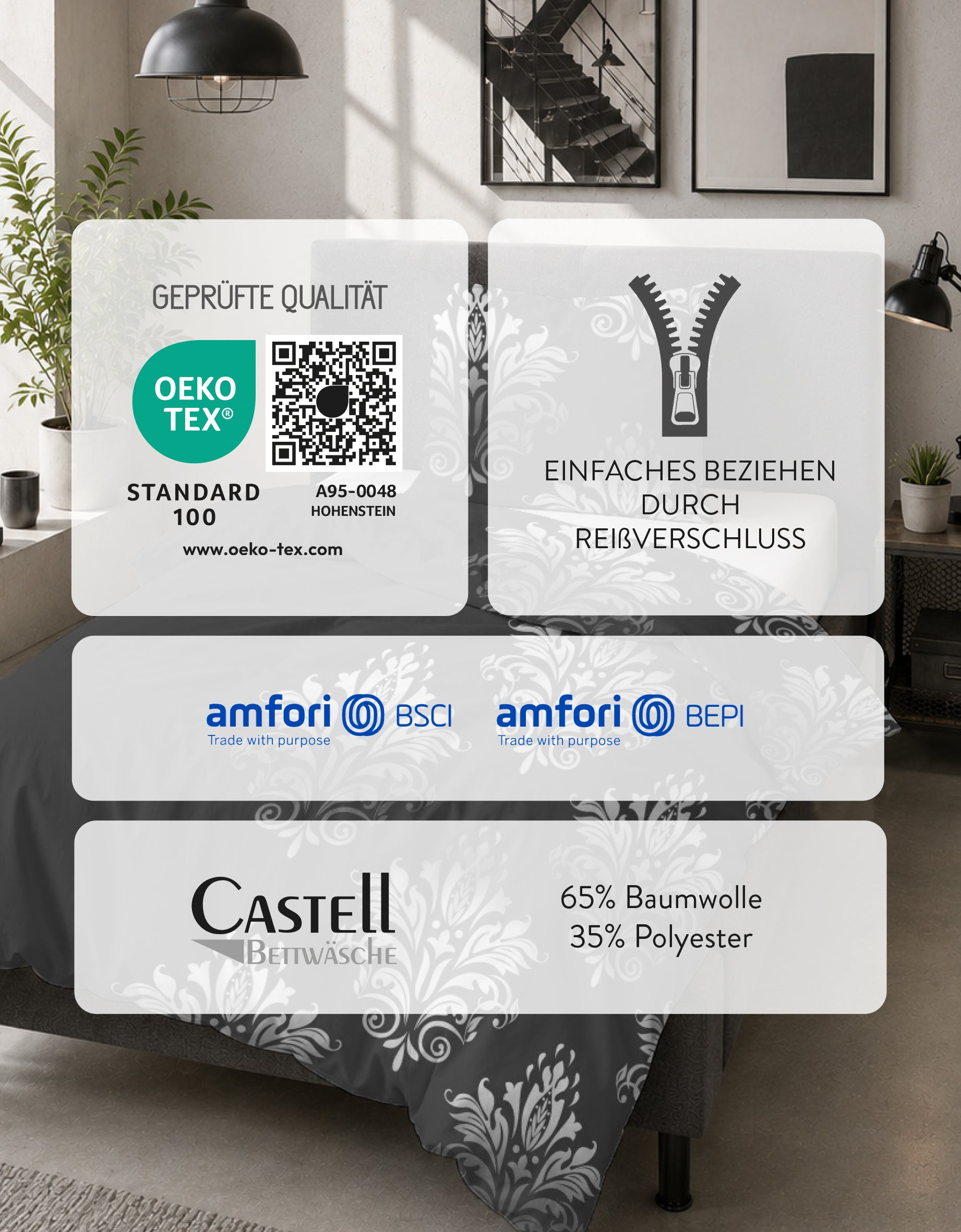 Castell Polycotton Biber Titanium – Produktdetail