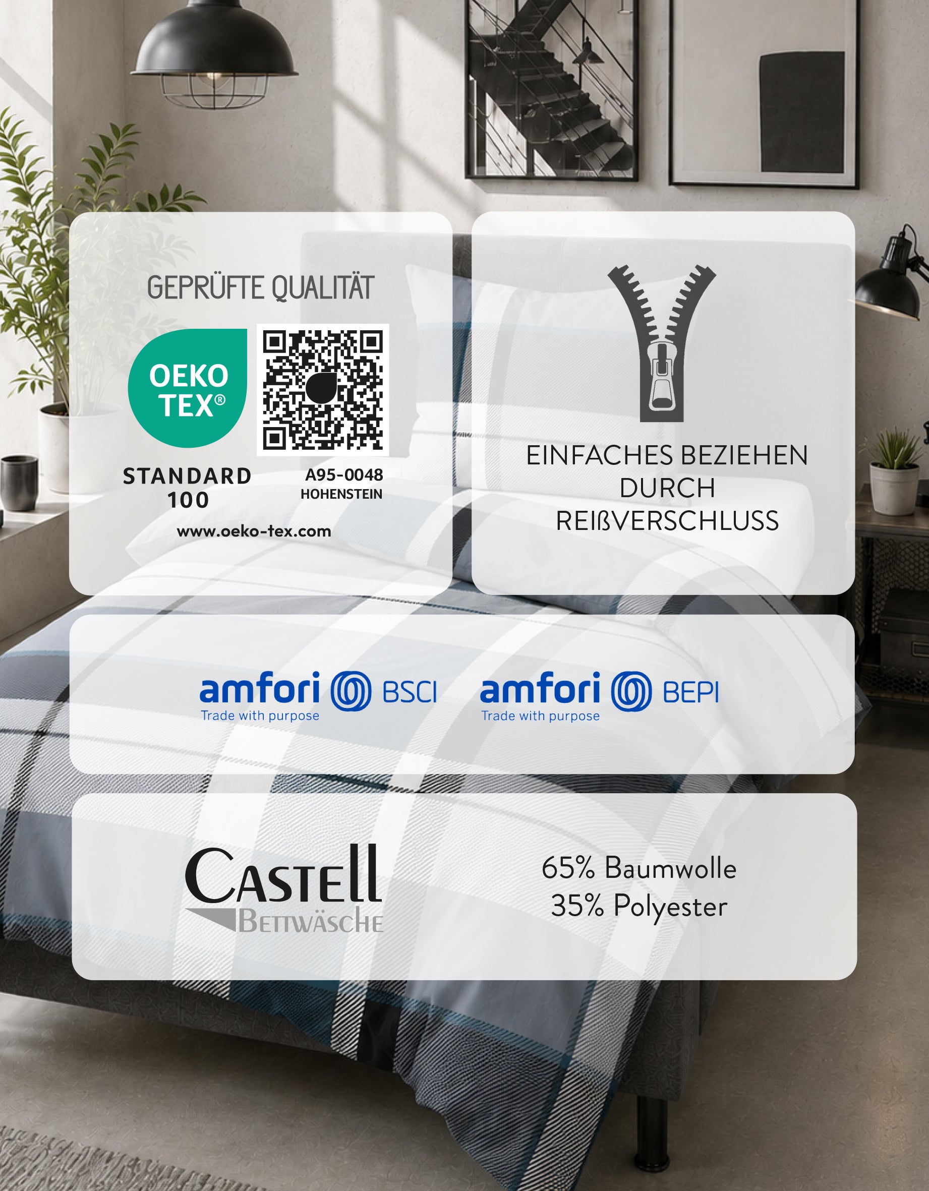 Castell Polycotton Biber Petrol – Produktdetail