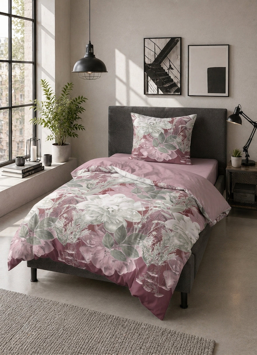 Castell Thermo-Fleece Bettwäsche Bordeauxrot – Produktdetail
