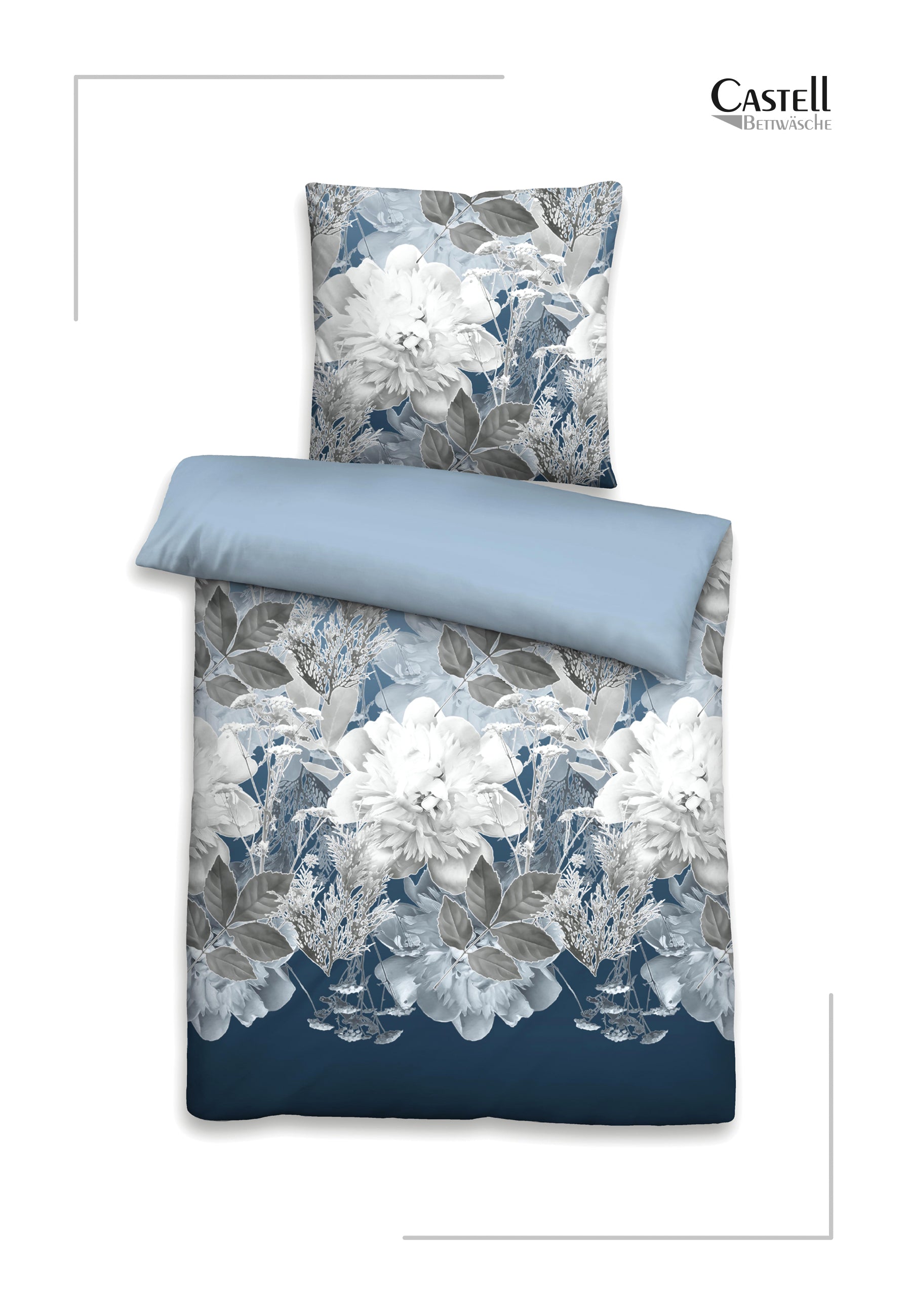 Castell Thermo-Fleece Bettwäsche Eisblau – Produktdetail