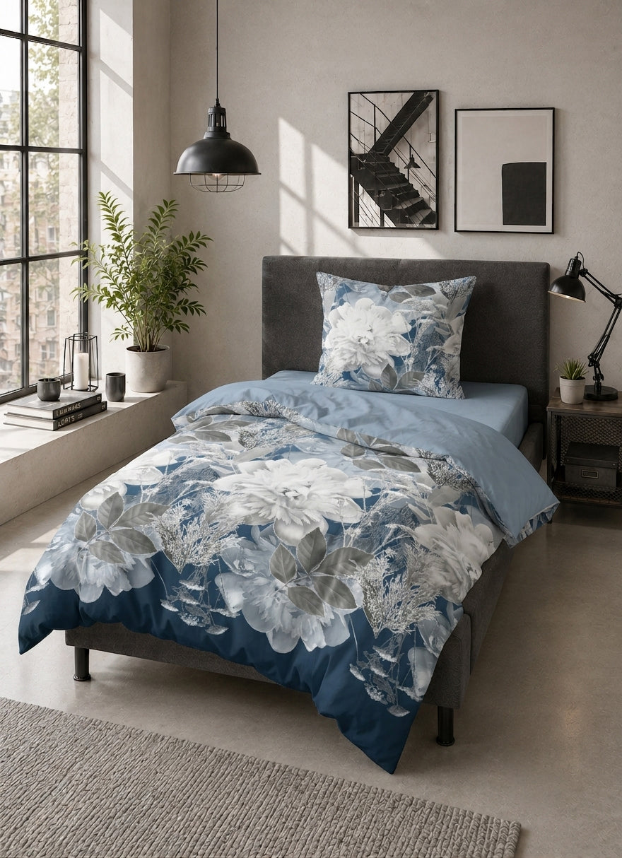 Castell Thermo-Fleece Bettwäsche Eisblau – Produktdetail