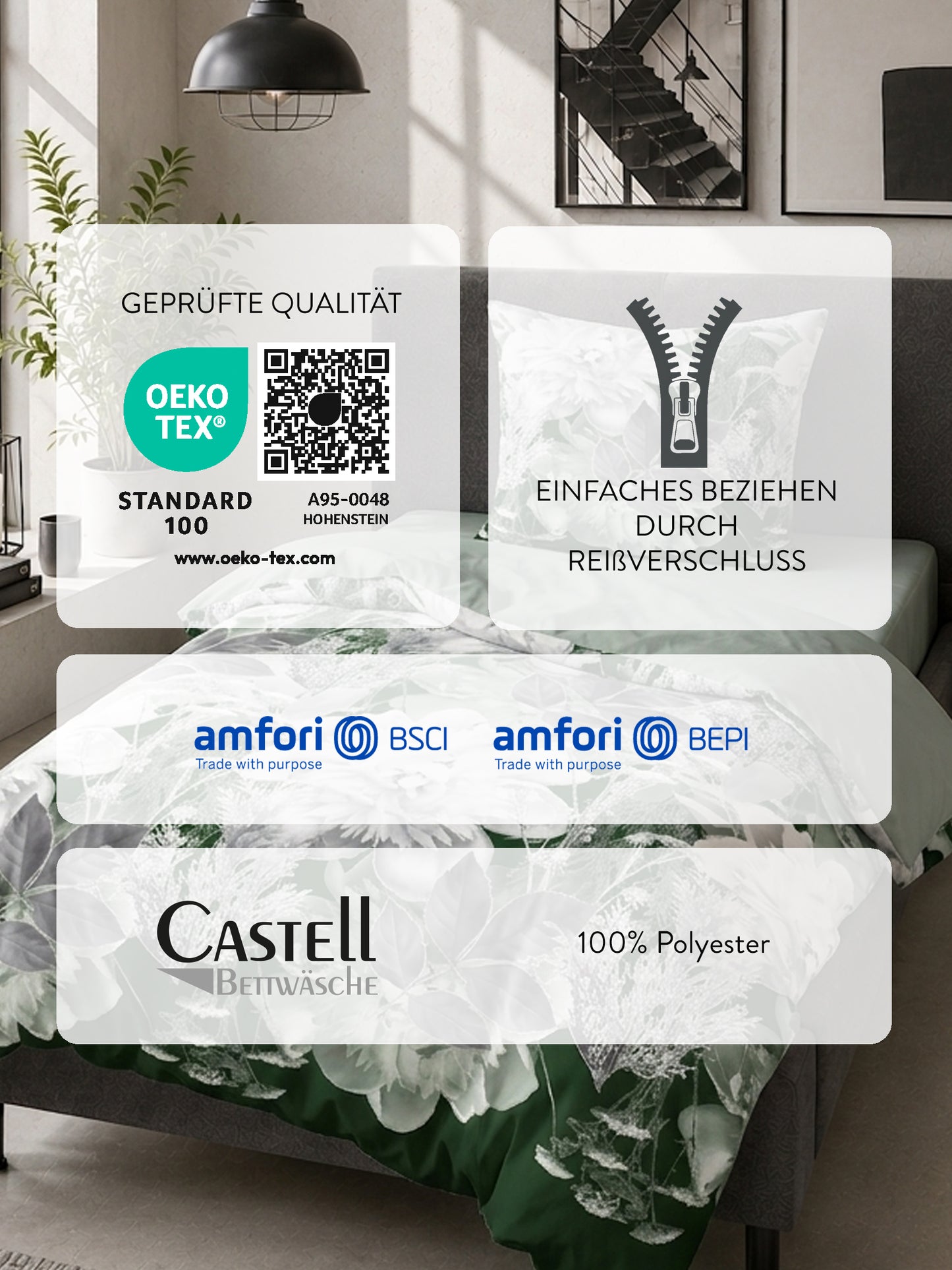 Castell Thermo-Fleece Bettwäsche Tanne – Produktdetail