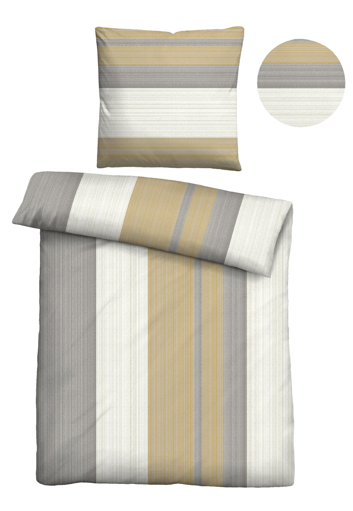 Castell Thermo-Fleece Bettwäsche – Stoffmuster Honig