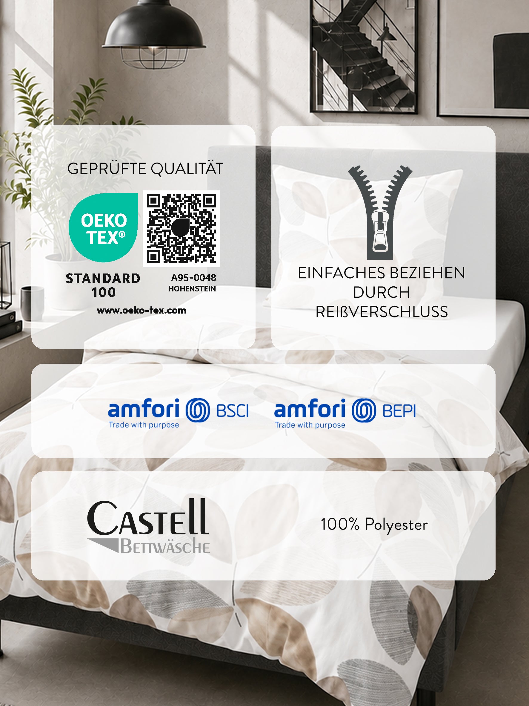 Castell Thermo-Fleece Bettwäsche Kitt – Produktdetail