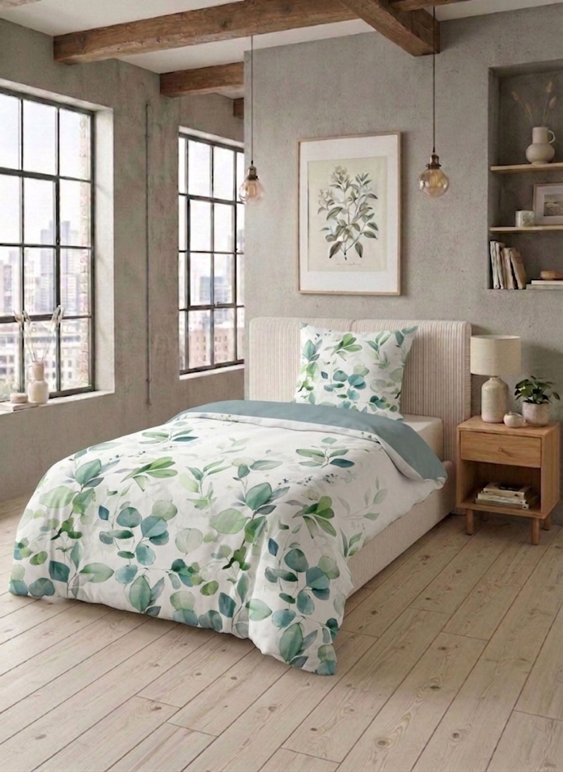 biberna Tencel Bettwäsche Aqua – Produktdetail