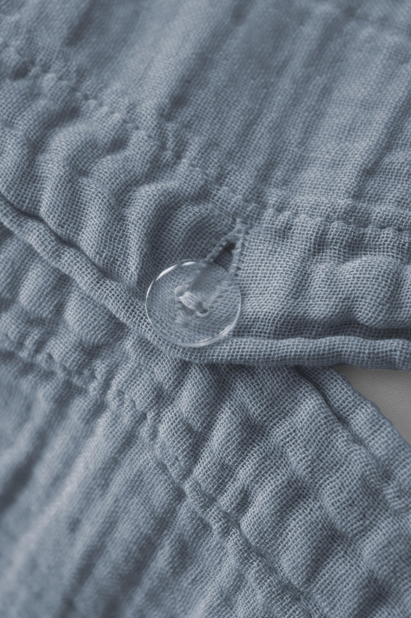 biberna Musselin Bettwäsche Taubenblau – Produktdetail