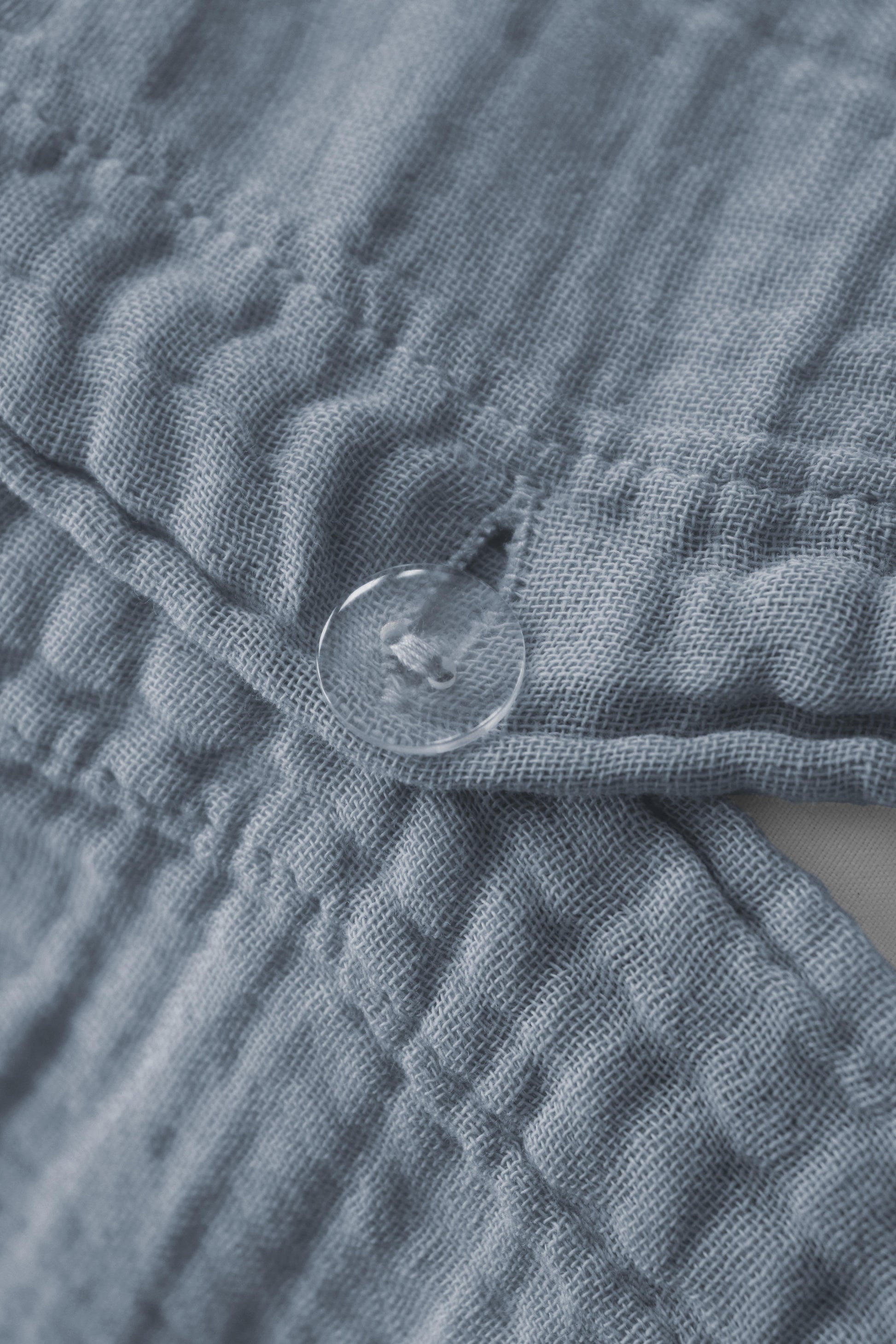 biberna Musselin Bettwäsche Taubenblau – Produktdetail