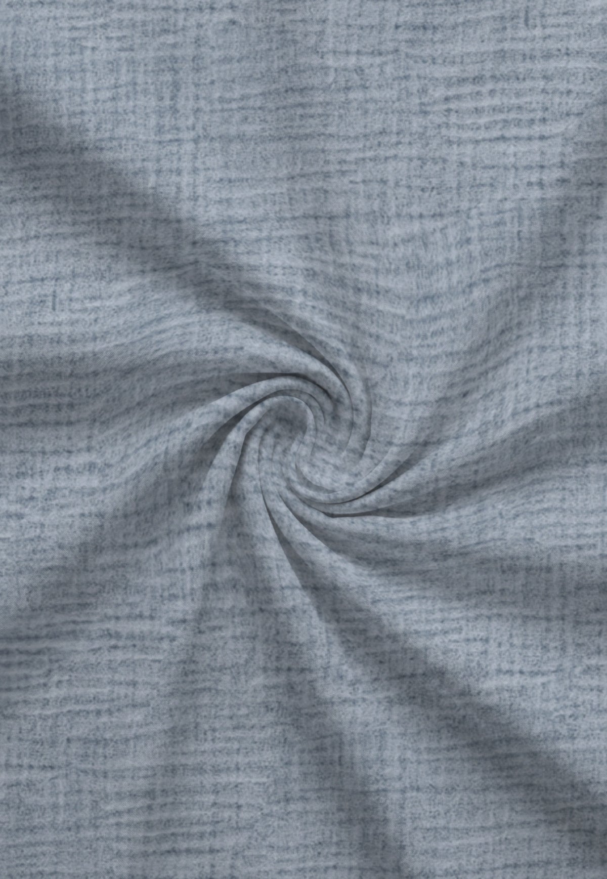 biberna Musselin Bettwäsche Taubenblau – Stoffmuster Musselin