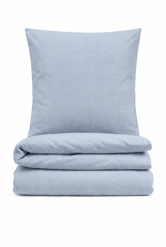 biberna Tencel-Flanell Bettwäsche - Set gefaltet