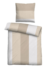 Castell Baumwoll Satin Bettwäsche – Taupe (0601102)