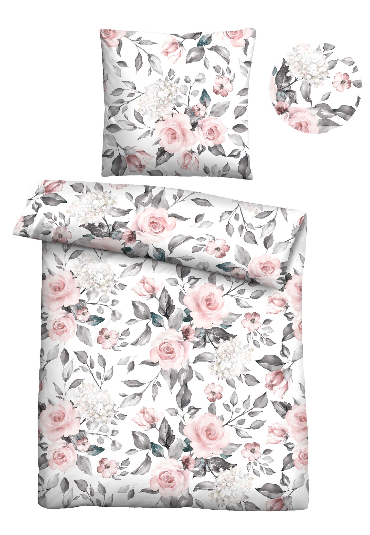 Castell Baumwoll Satin Bettwäsche – Mako-Satin Qualität – weiche Bettwäsche