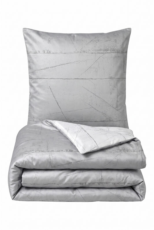 biberna Baumwoll-Satin Bettwäsche – Set gefaltet