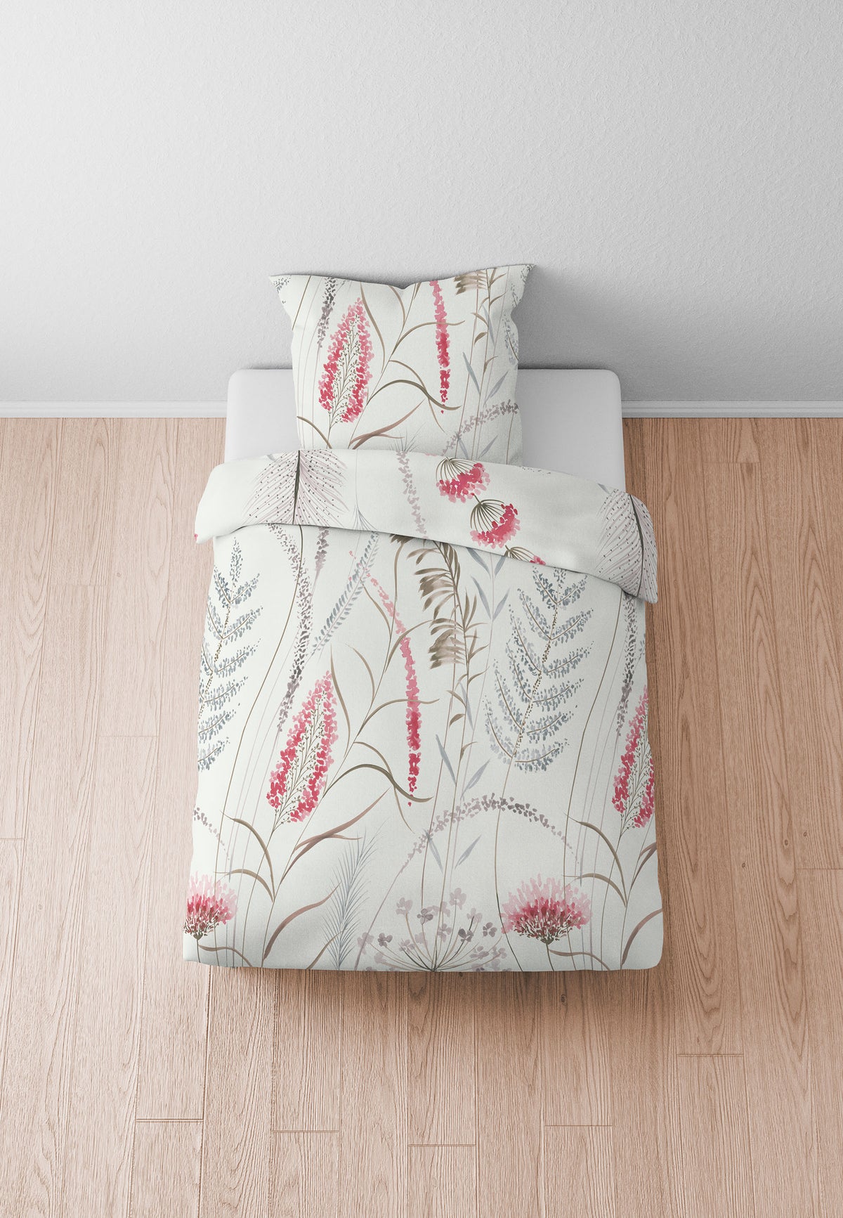 biberna Mako-Satin Bettwäsche Rubin – Produktdetail
