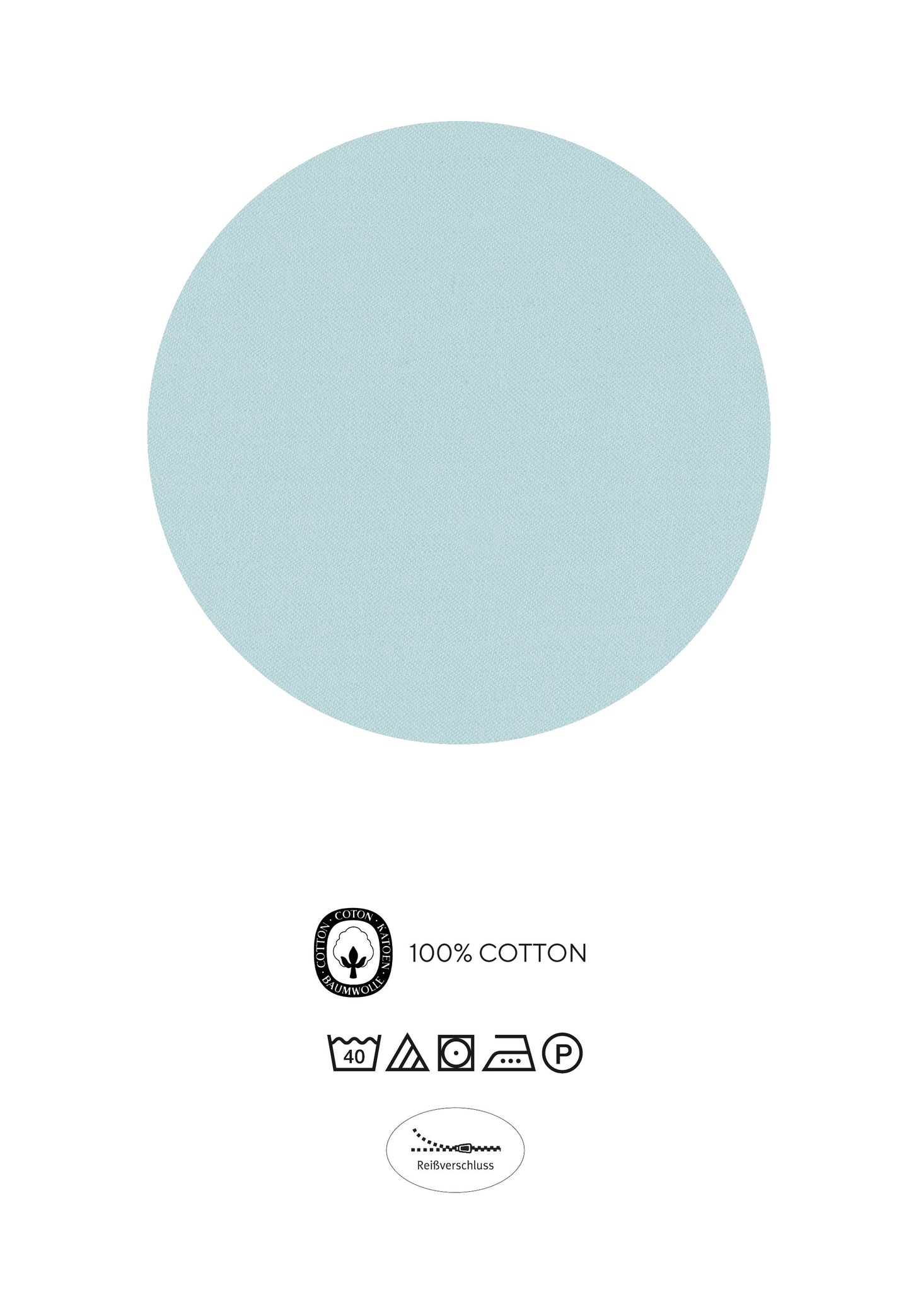 biberna Mako-Satin Bettwäsche Ciel – Produktdetail