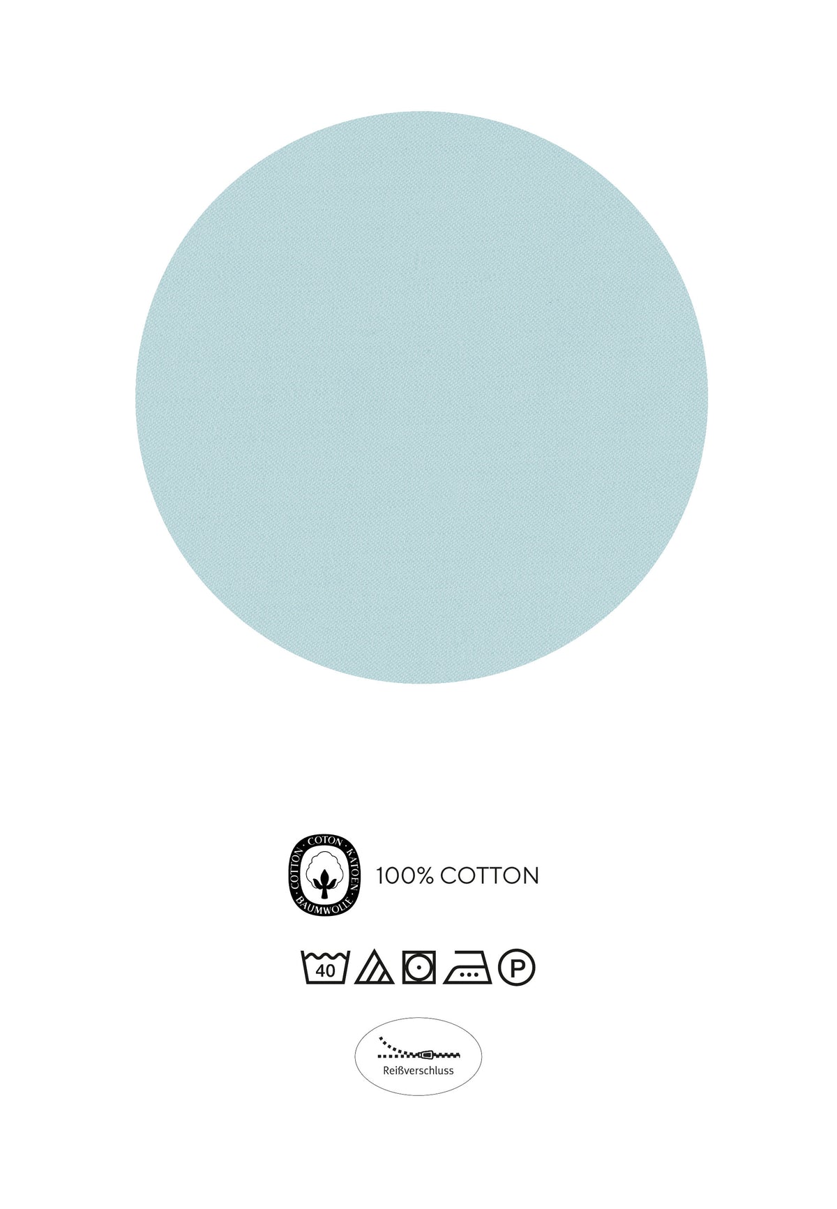 biberna Mako-Satin Bettwäsche Ciel – Produktdetail