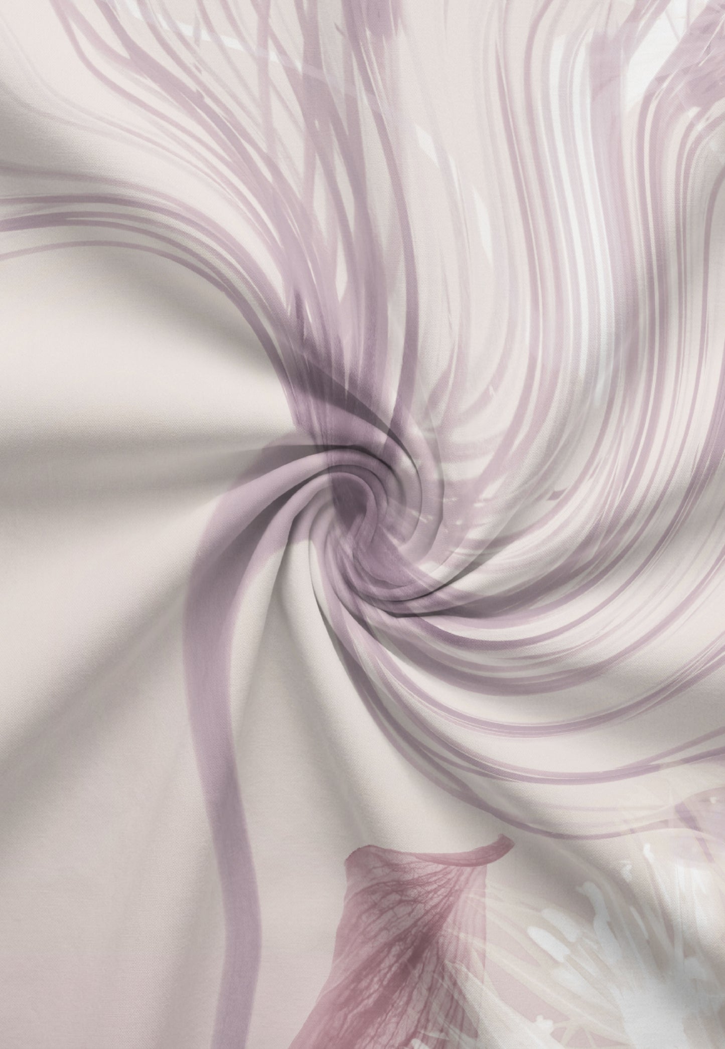 biberna Mako-Satin Bettwäsche Rose – Stoffmuster Mako-Satin