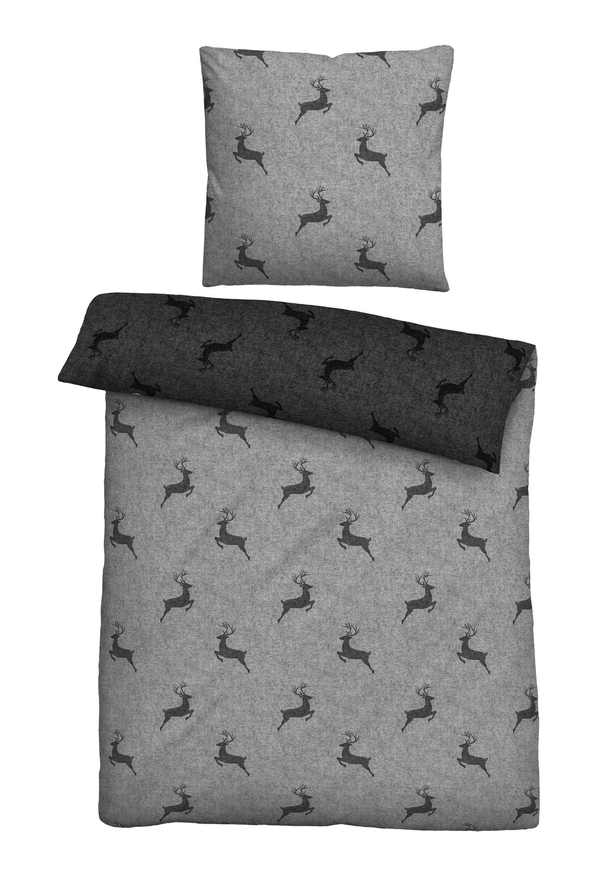 biberna Baumwoll-Satin Bettwäsche – Mako-Satin Qualität – weiche Bettwäsche