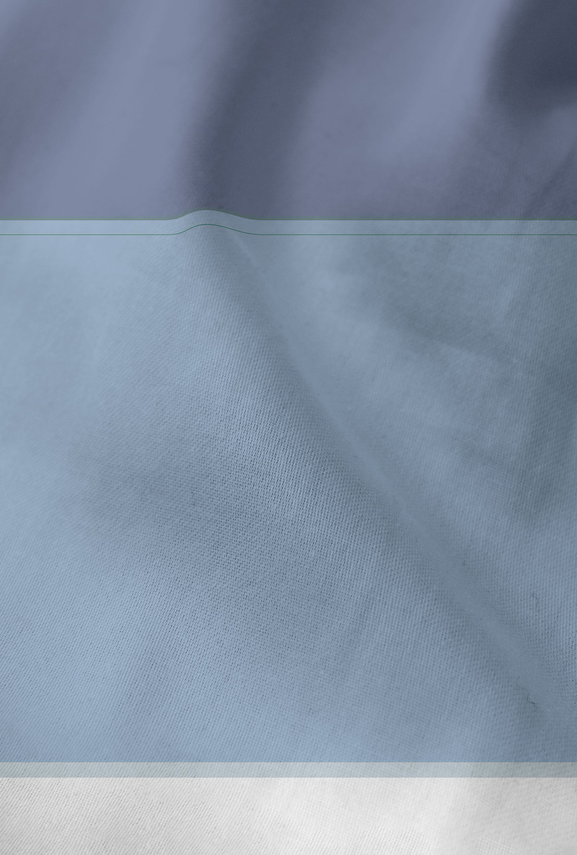biberna Mako-Satin Bettwäsche Taubenblau – Produktdetail