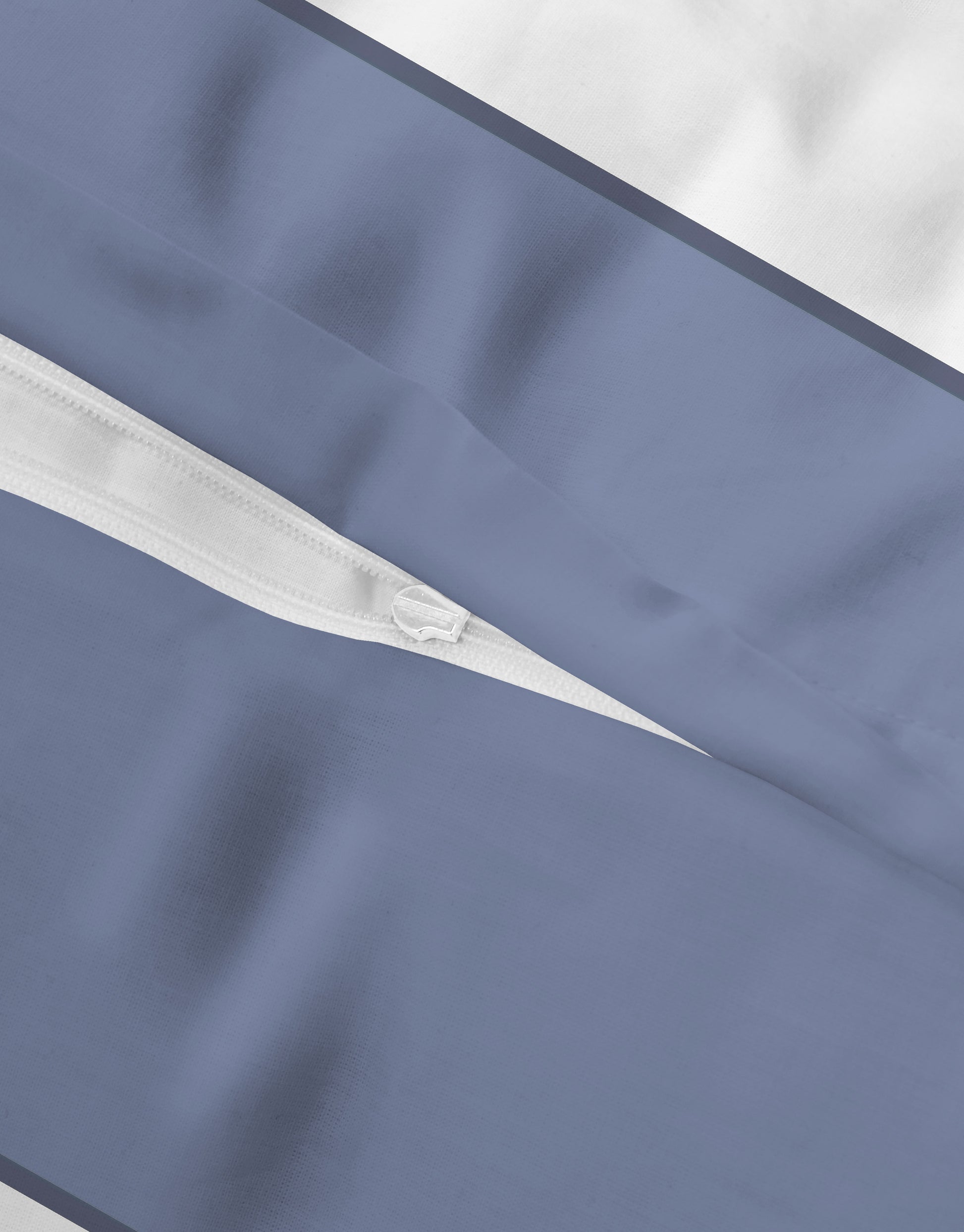 biberna Mako-Satin Bettwäsche Taubenblau – Produktdetail