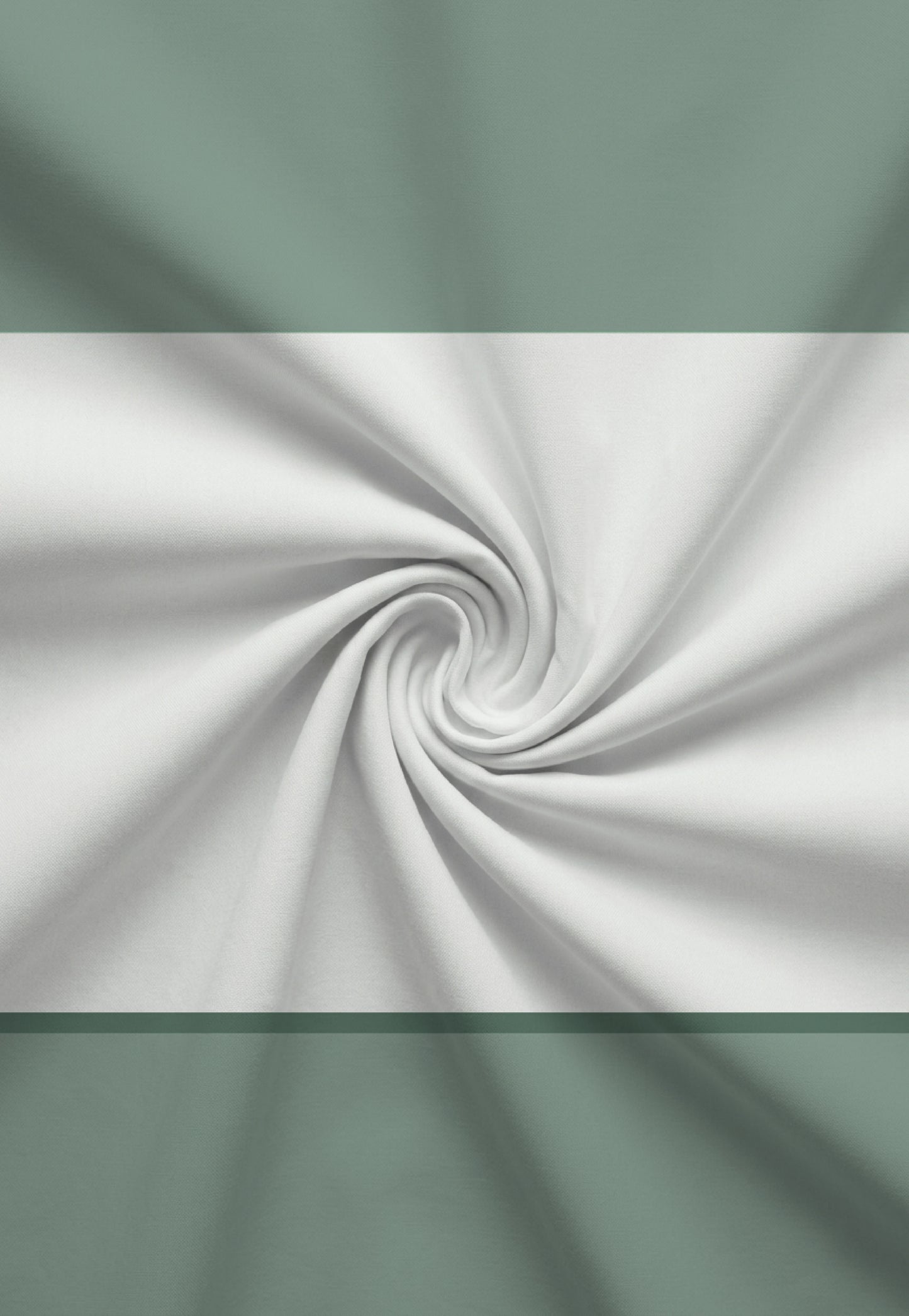 biberna Mako-Satin Bettwäsche Salbei – Stoffmuster Mako-Satin