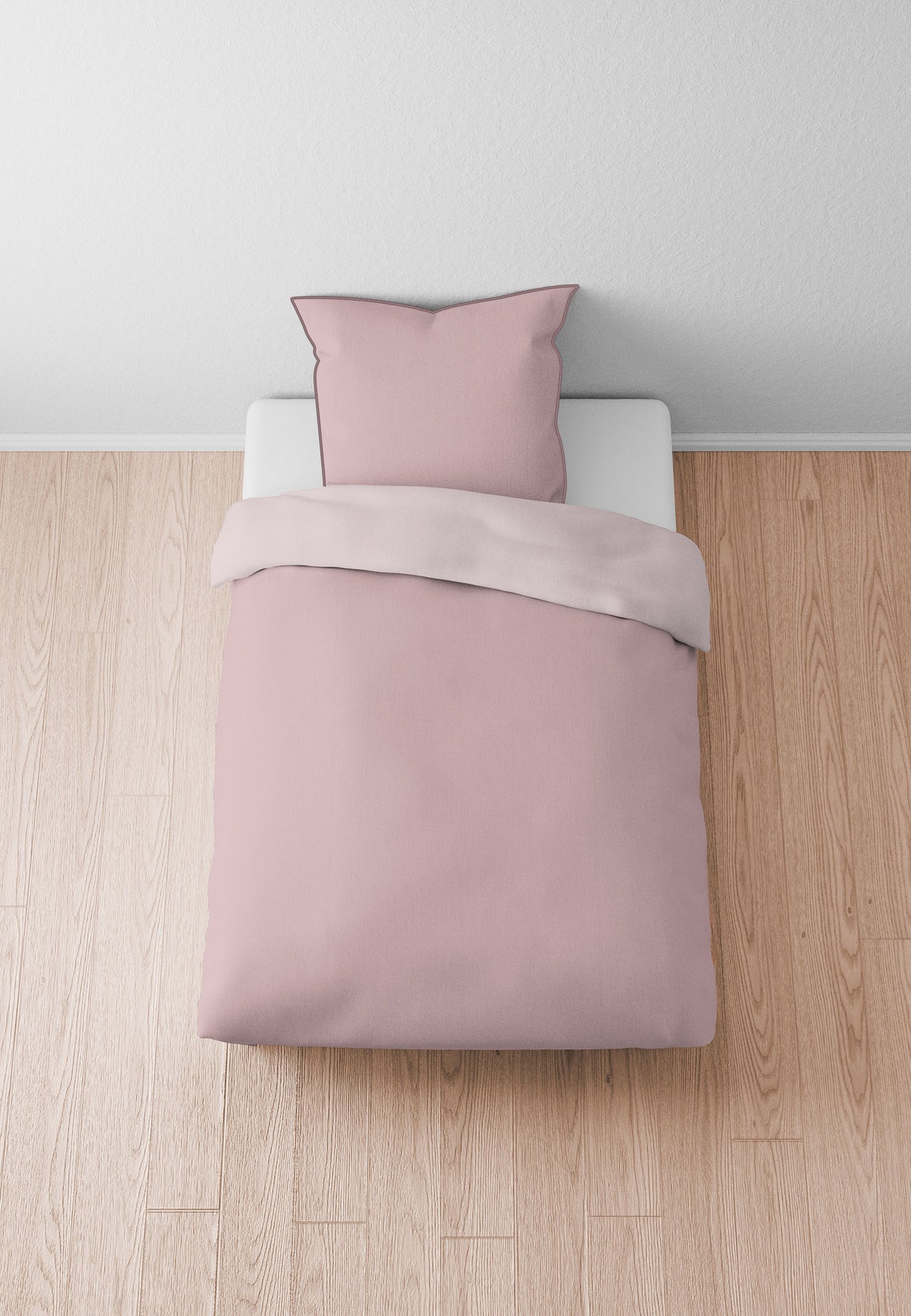 biberna Mako-Satin Bettwäsche – Rose