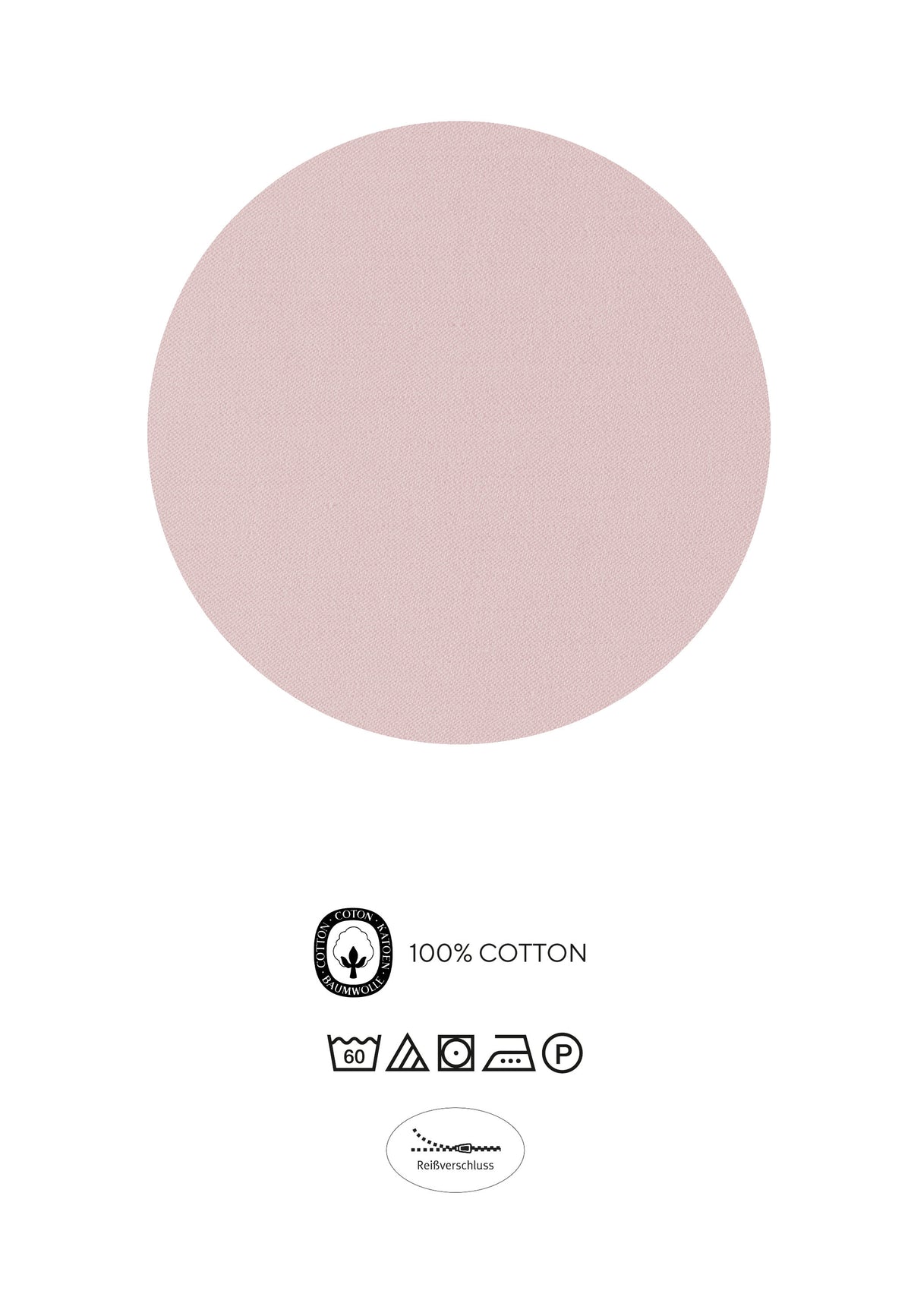 biberna Mako-Satin Bettwäsche – Rose