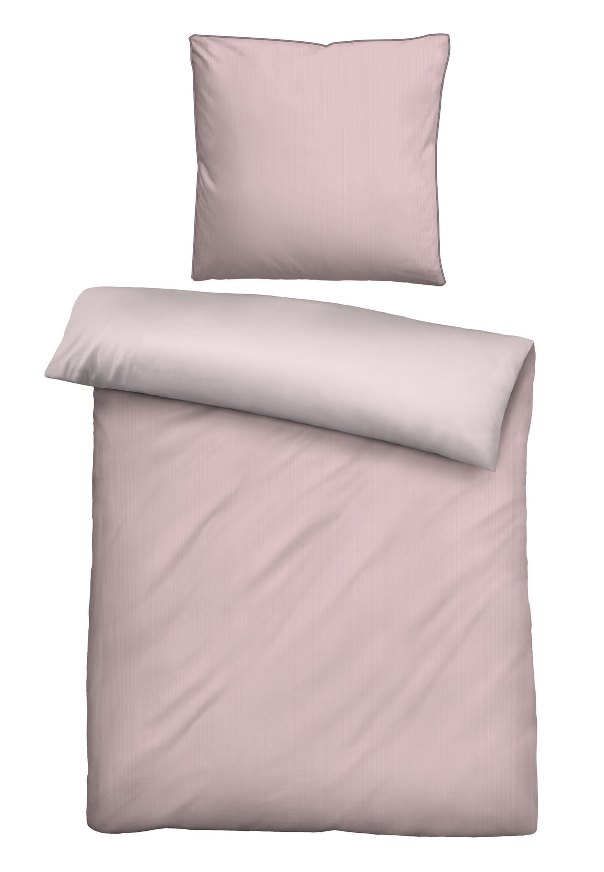 biberna Mako-Satin Bettwäsche – Rose