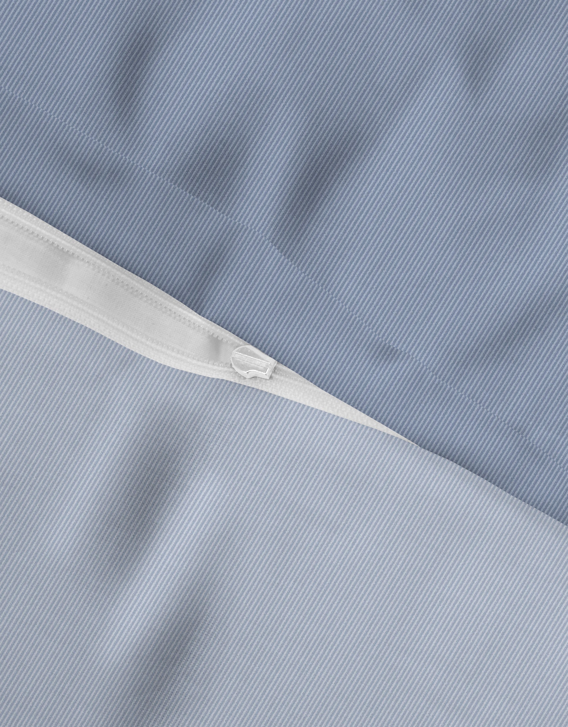 biberna Mako-Satin Kissenbezug Blau – Produktdetail