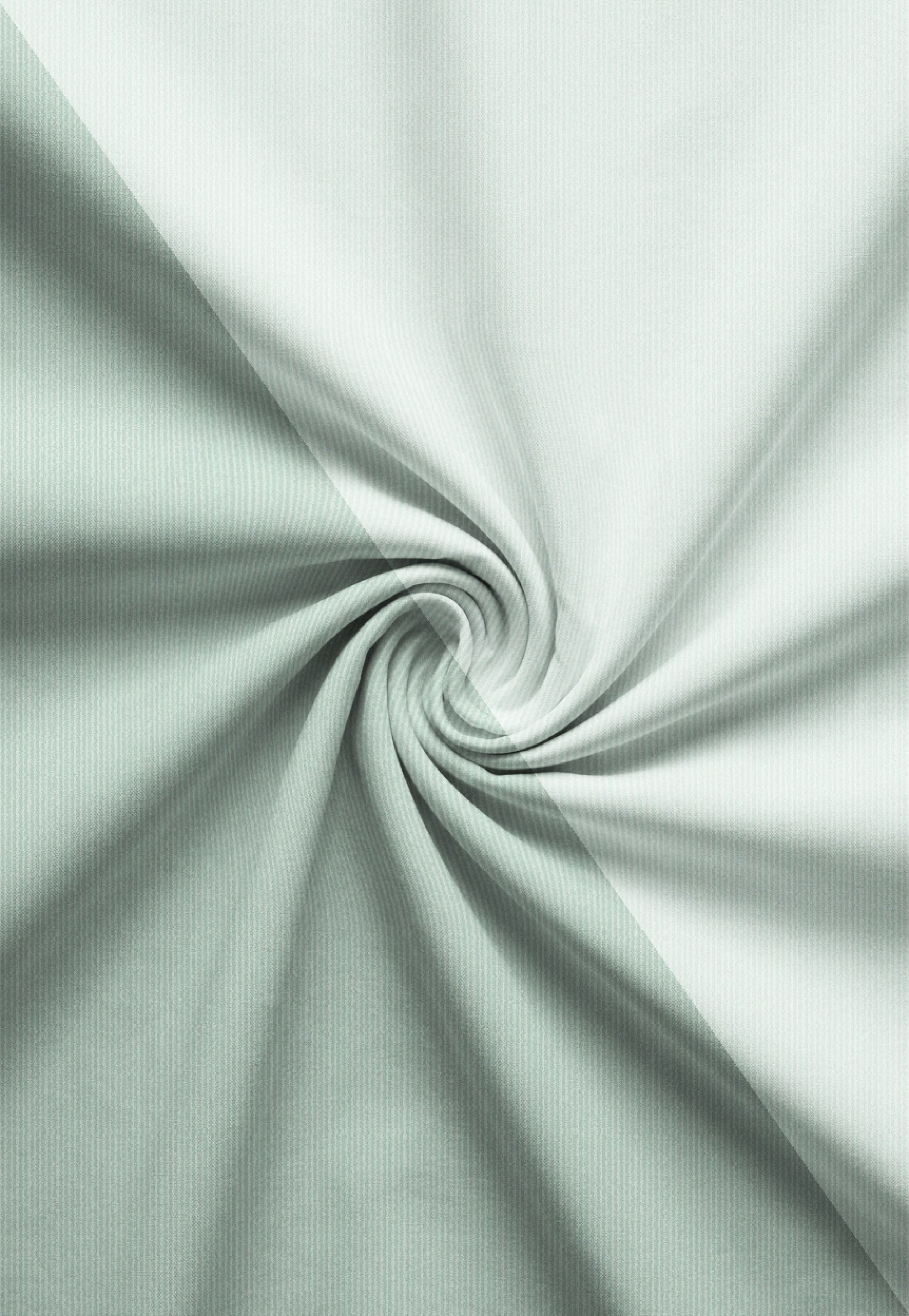 biberna Mako-Satin Kissenbezug Salbei – Stoffmuster Mako-Satin