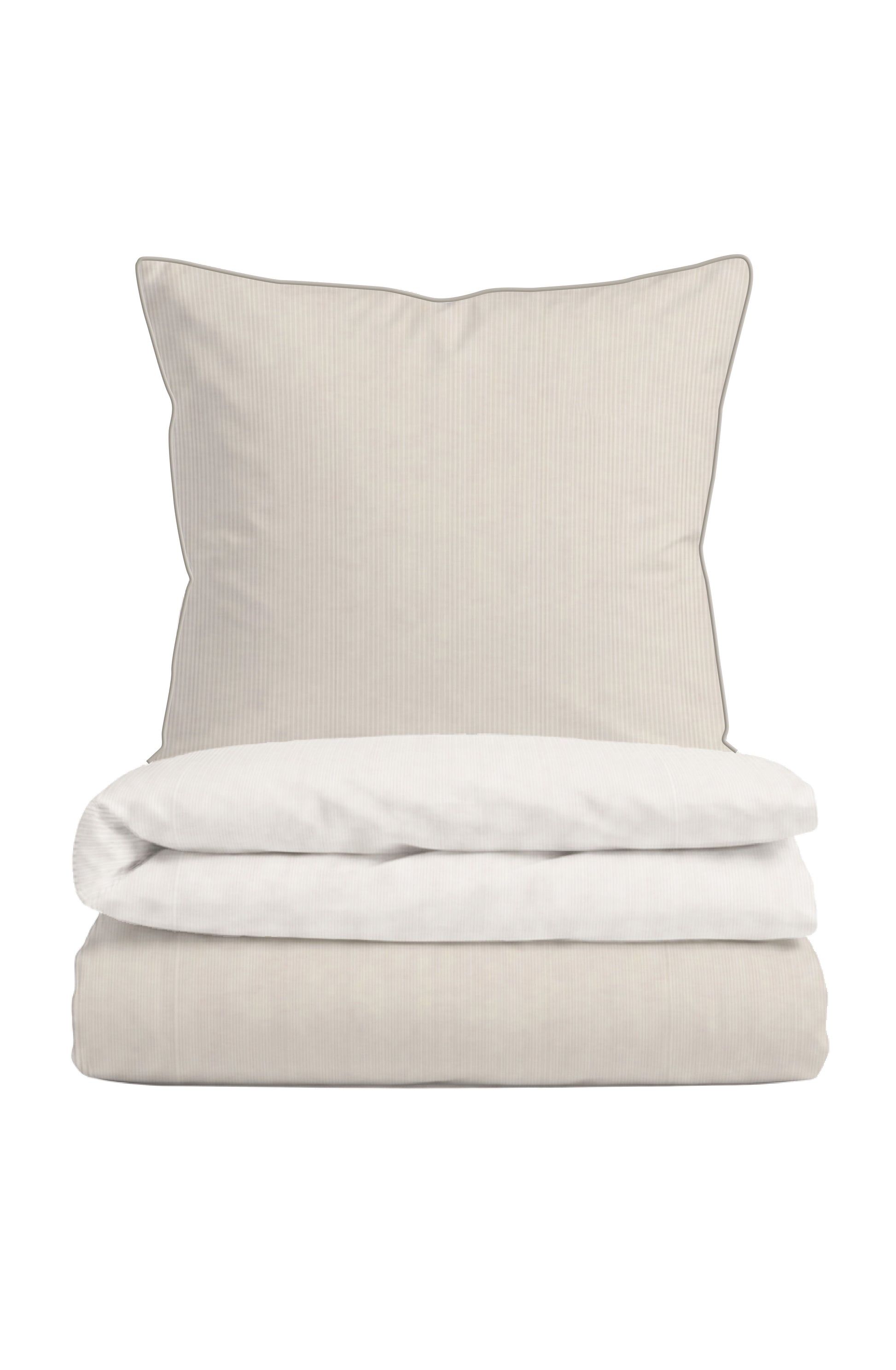 biberna Mako-Satin Bettwäsche Natur – Mako-Satin