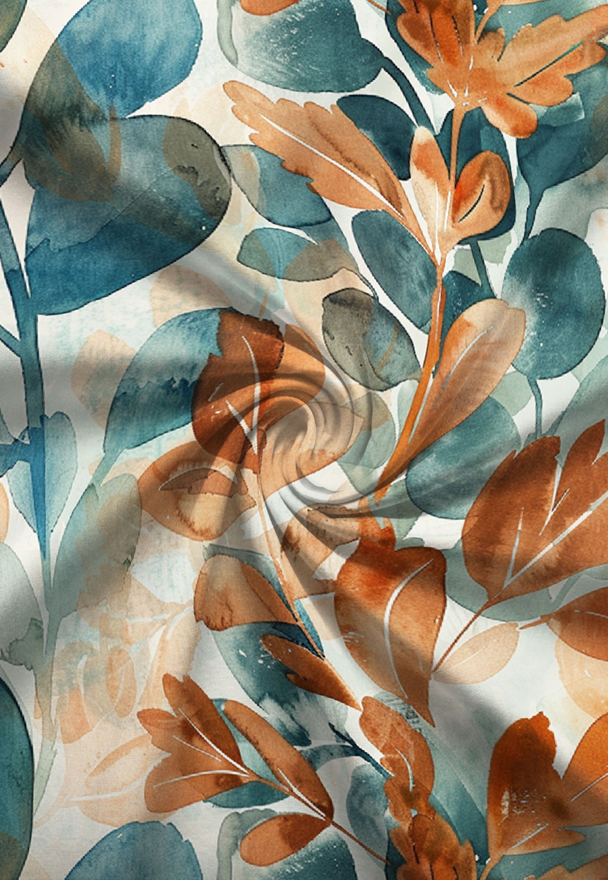 biberna Satin Bettwäsche Terra – Stoffmuster Mako-Satin