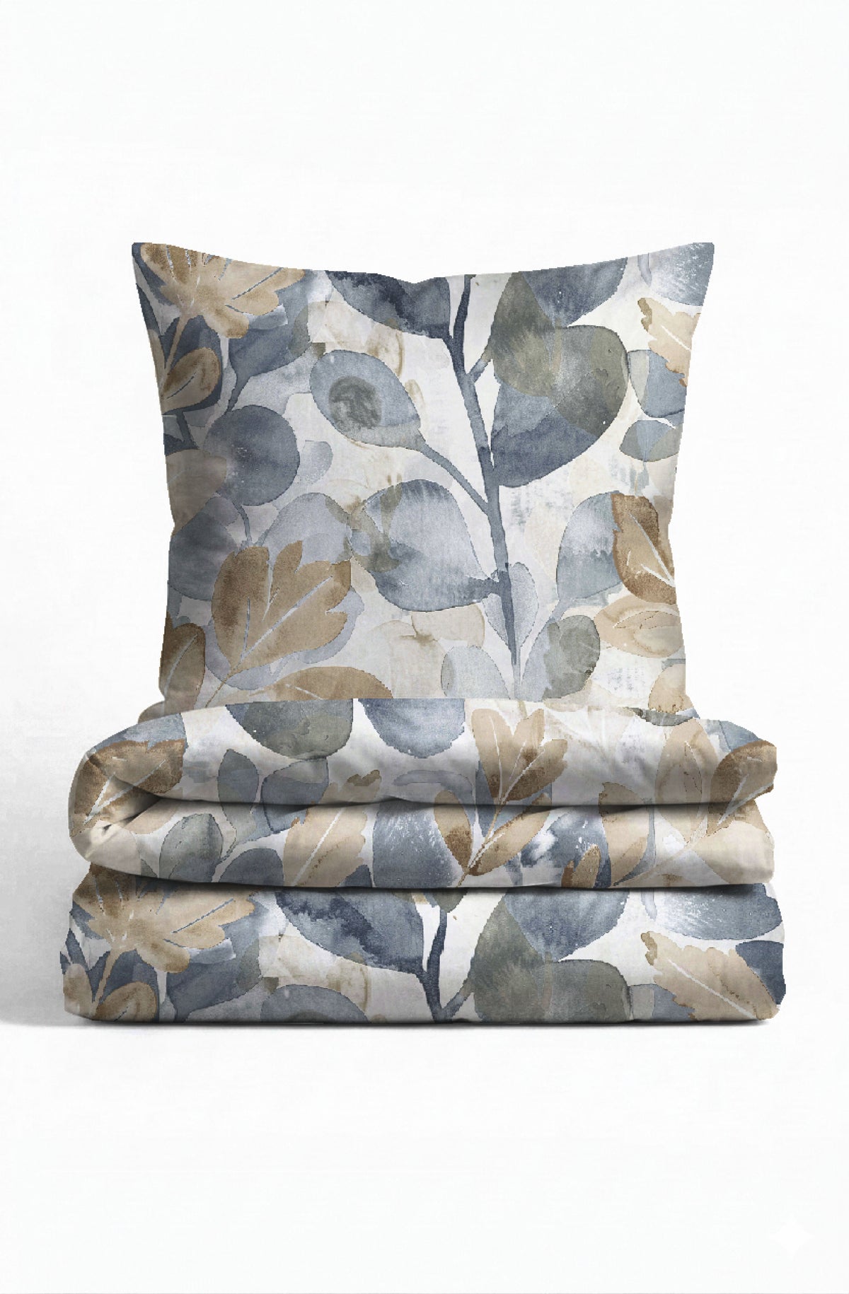 biberna Satin Bettwäsche Kitt – Mako-Satin
