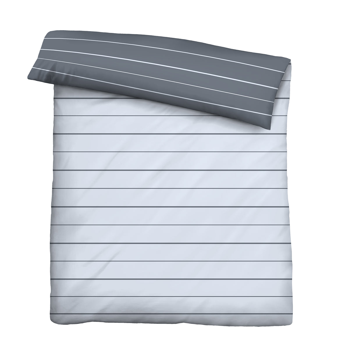 biberna Mako-Satin Kopfkissenbezug Blau – Produktdetail