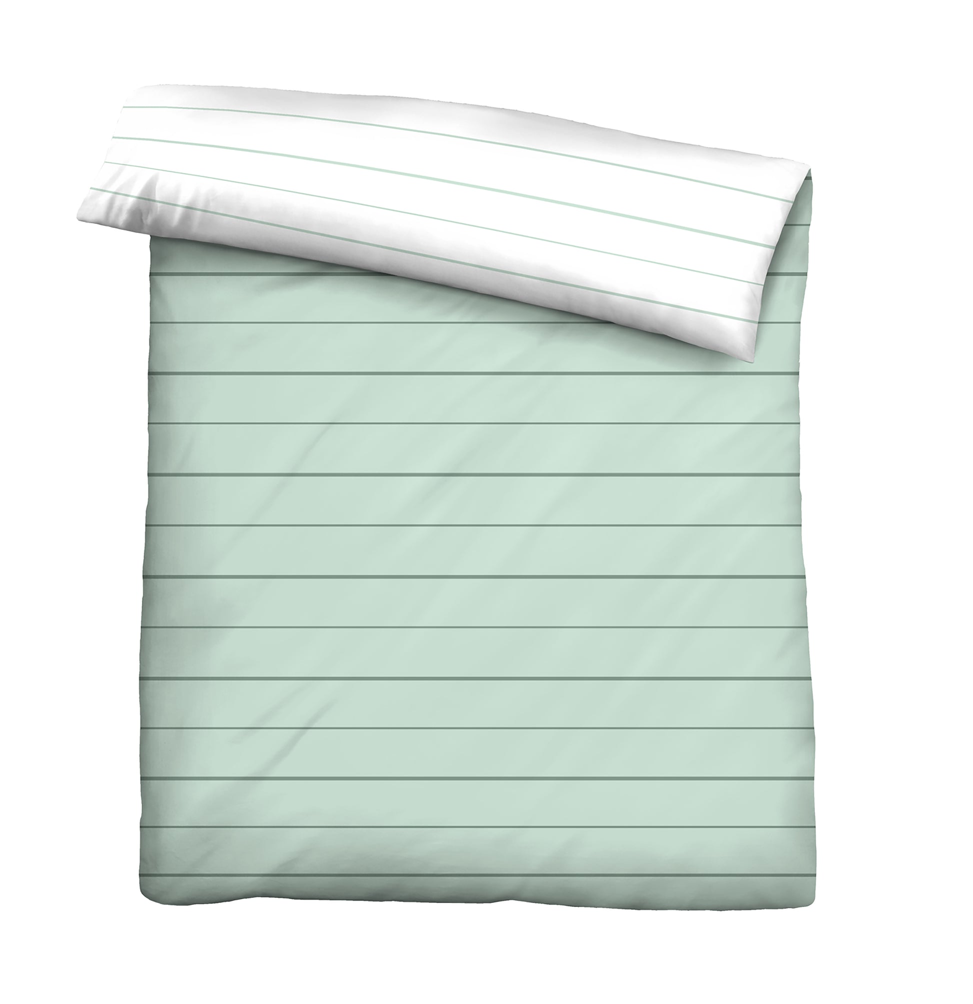 biberna Mako-Satin Kopfkissenbezug Mint – Produktdetail