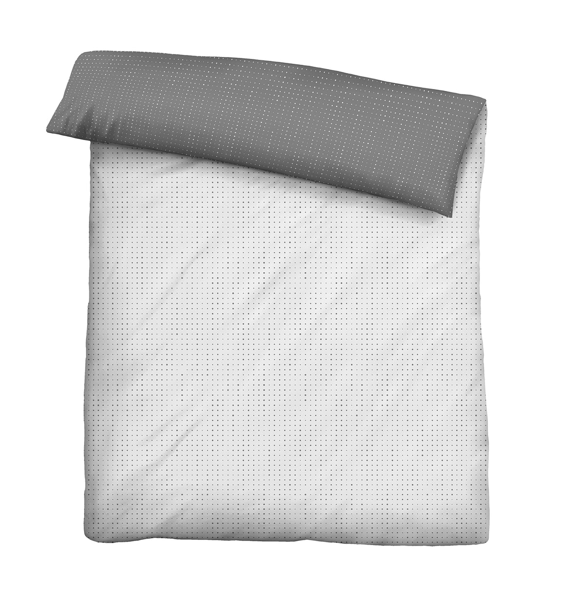 biberna Mako-Satin Bettwäsche Sturmgrau – Produktdetail
