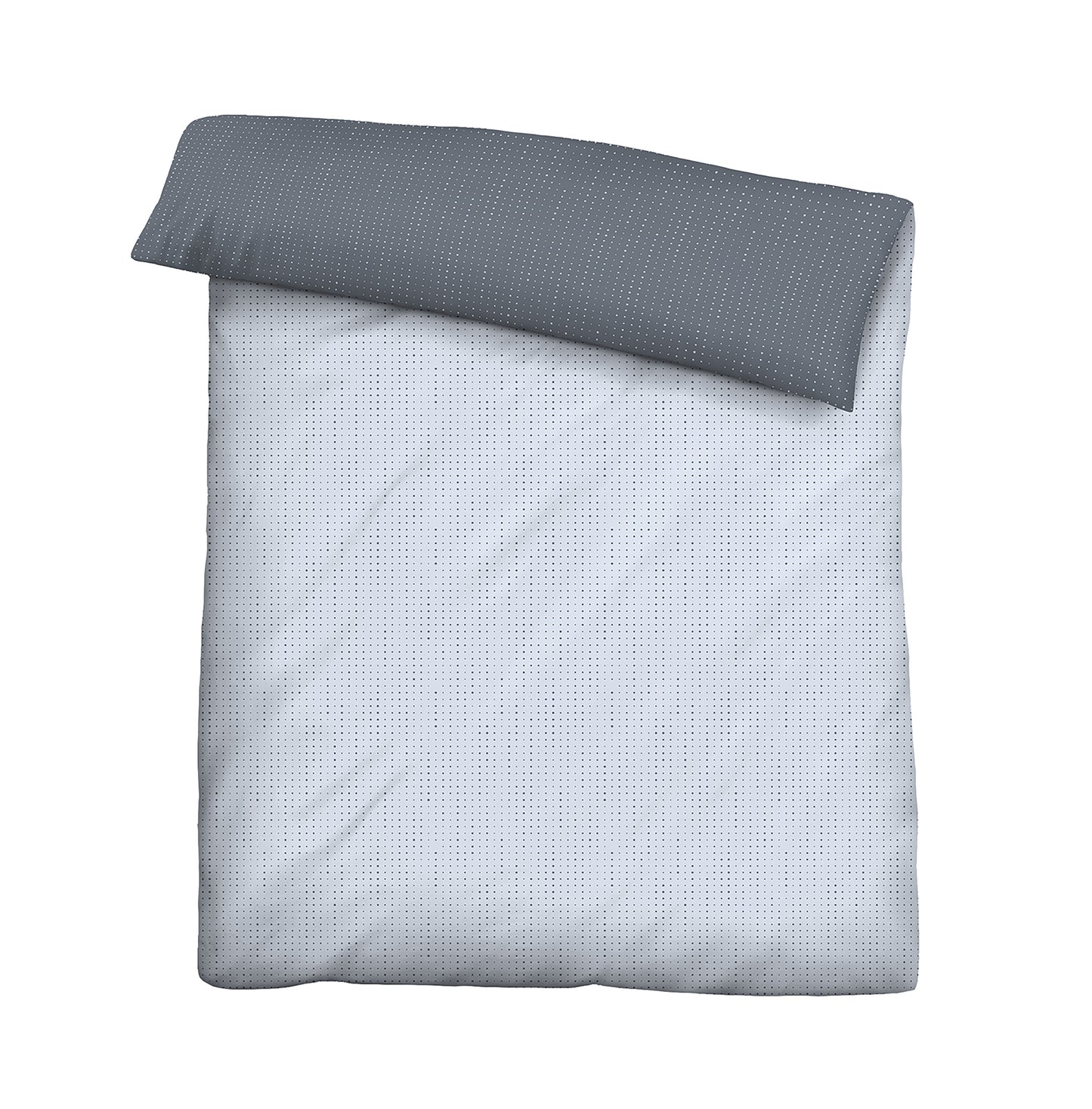 biberna Mako-Satin Bettwäsche Blau – Produktdetail