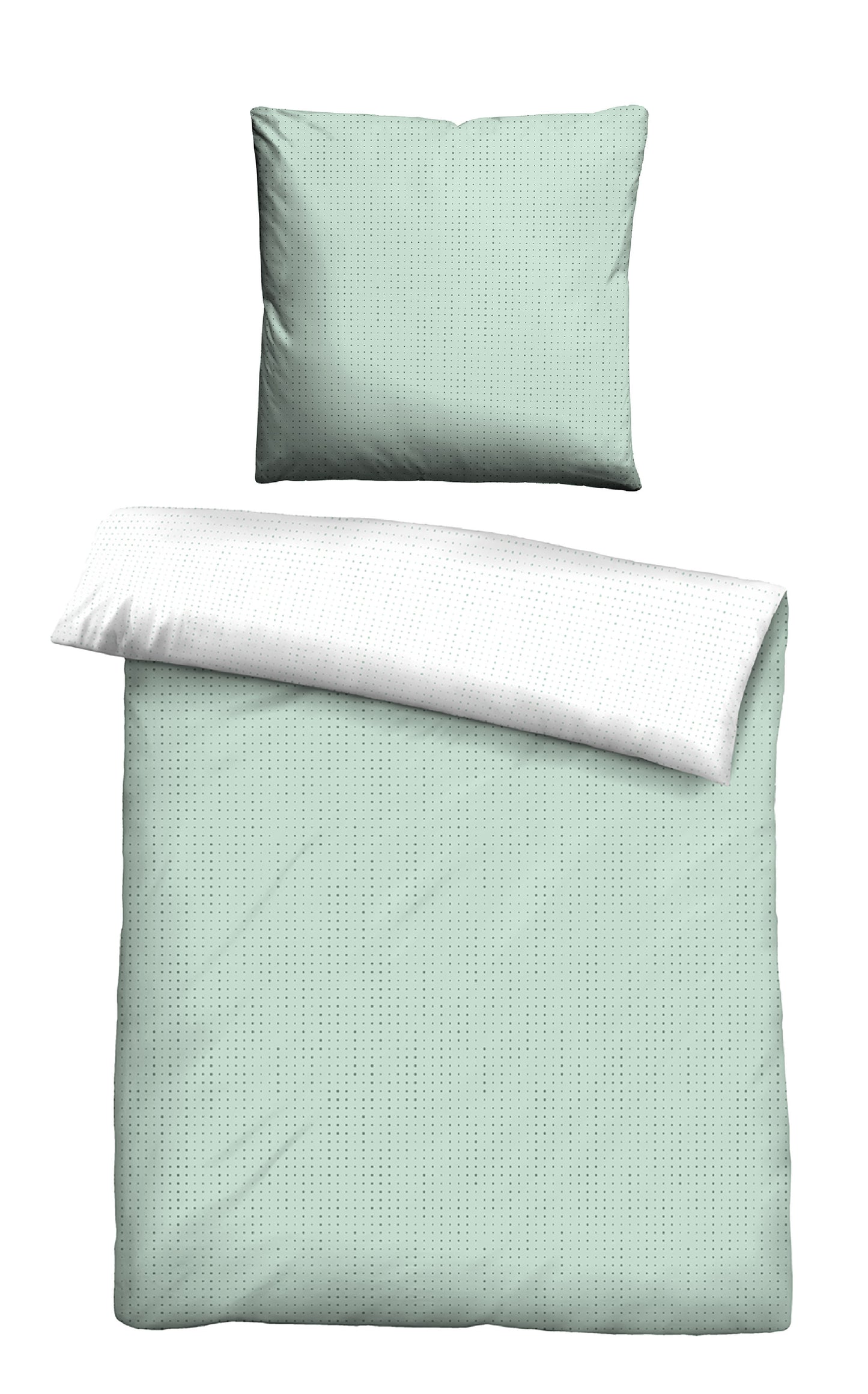 biberna Mako-Satin Bettwäsche Mint – Mako-Satin