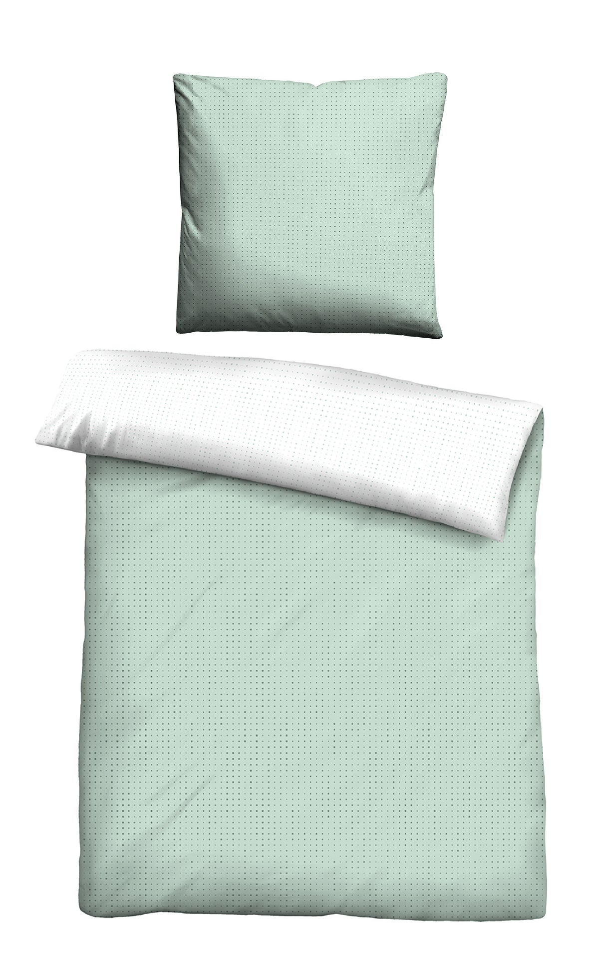 biberna Mako-Satin Bettwäsche Mint – Mako-Satin