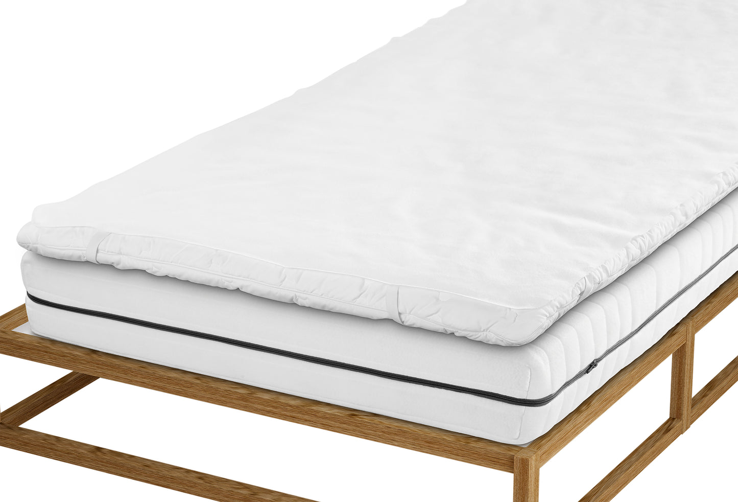 Sleep & Protect wasserundurchlässige Molton-Matratzenauflage für Topper – weiche Bettwäsche
