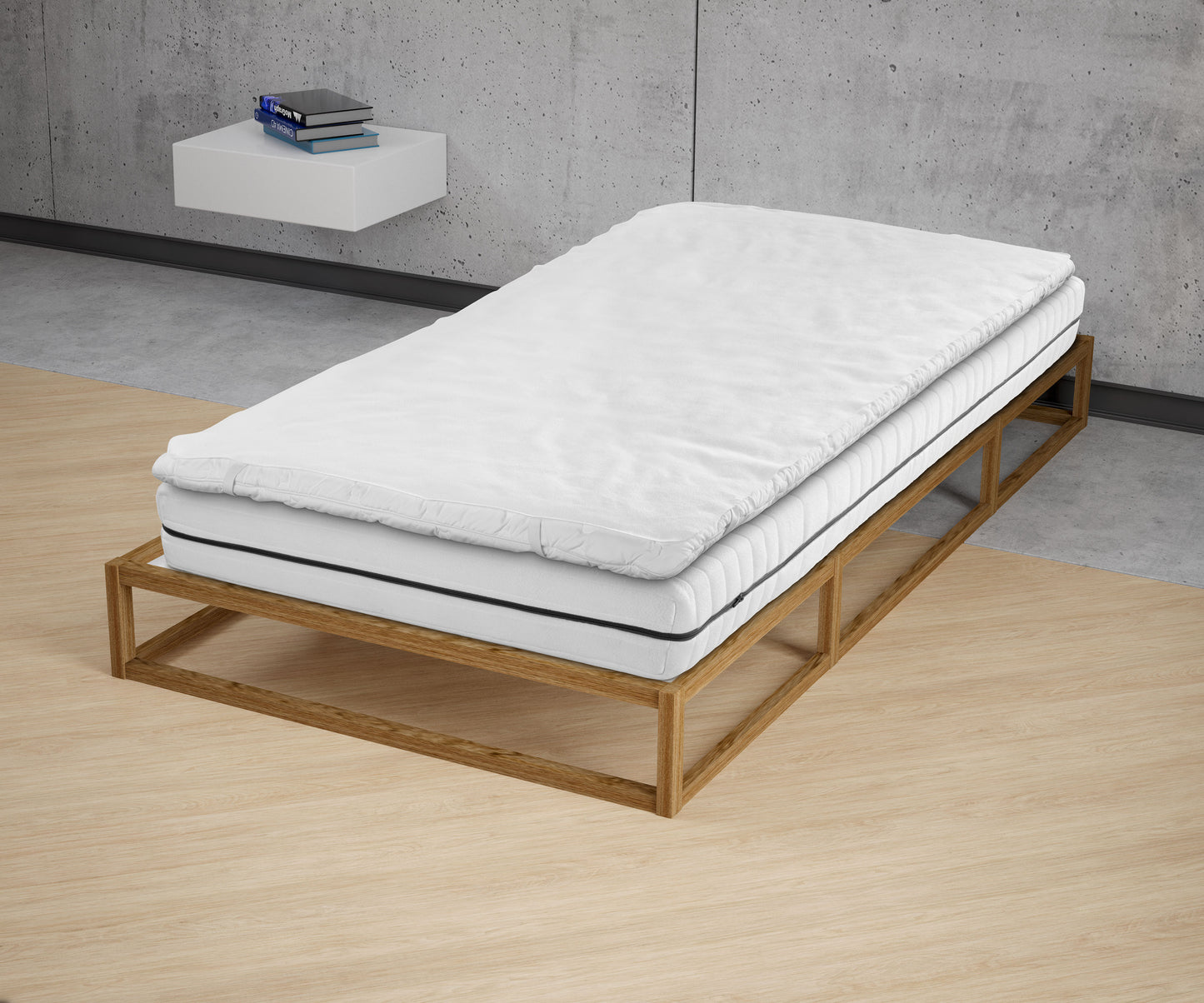 Sleep & Protect wasserundurchlässige Molton-Matratzenauflage für Topper
